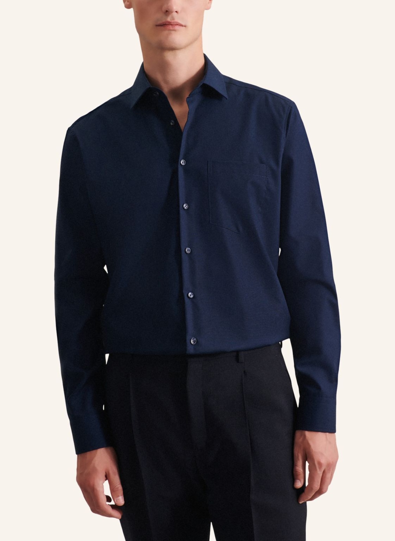 seidensticker Business Hemd Regular Fit, Farbe: DUNKELBLAU (Bild 5)