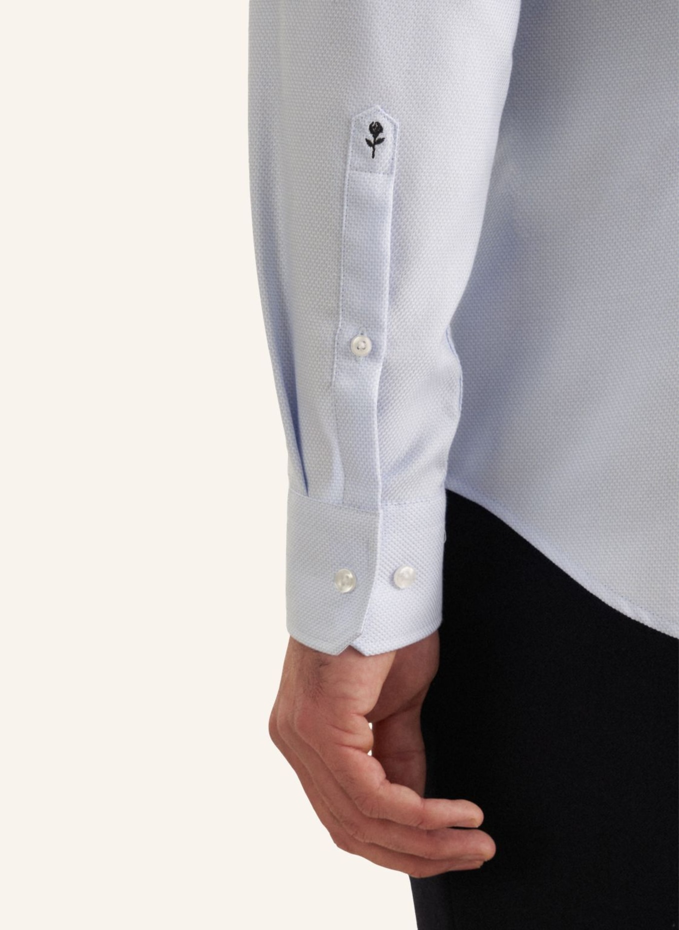 seidensticker Business Hemd Slim Fit: HELLBLAU