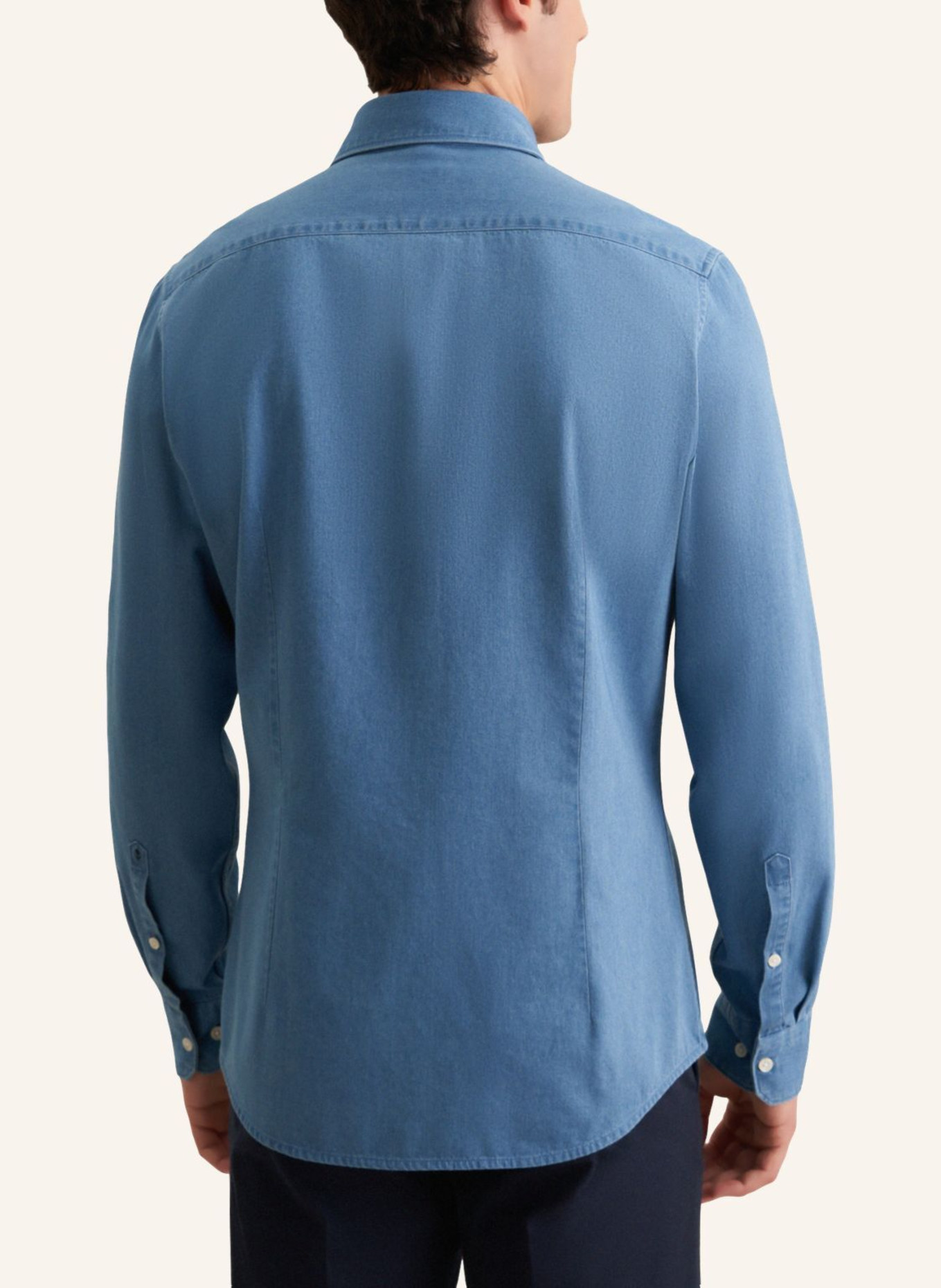 seidensticker Denimhemd, Casual Hemd Slim Fit: BLAU