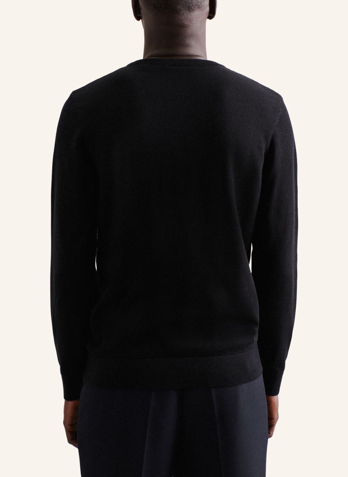 seidensticker Pullover Regular Fit: SCHWARZ