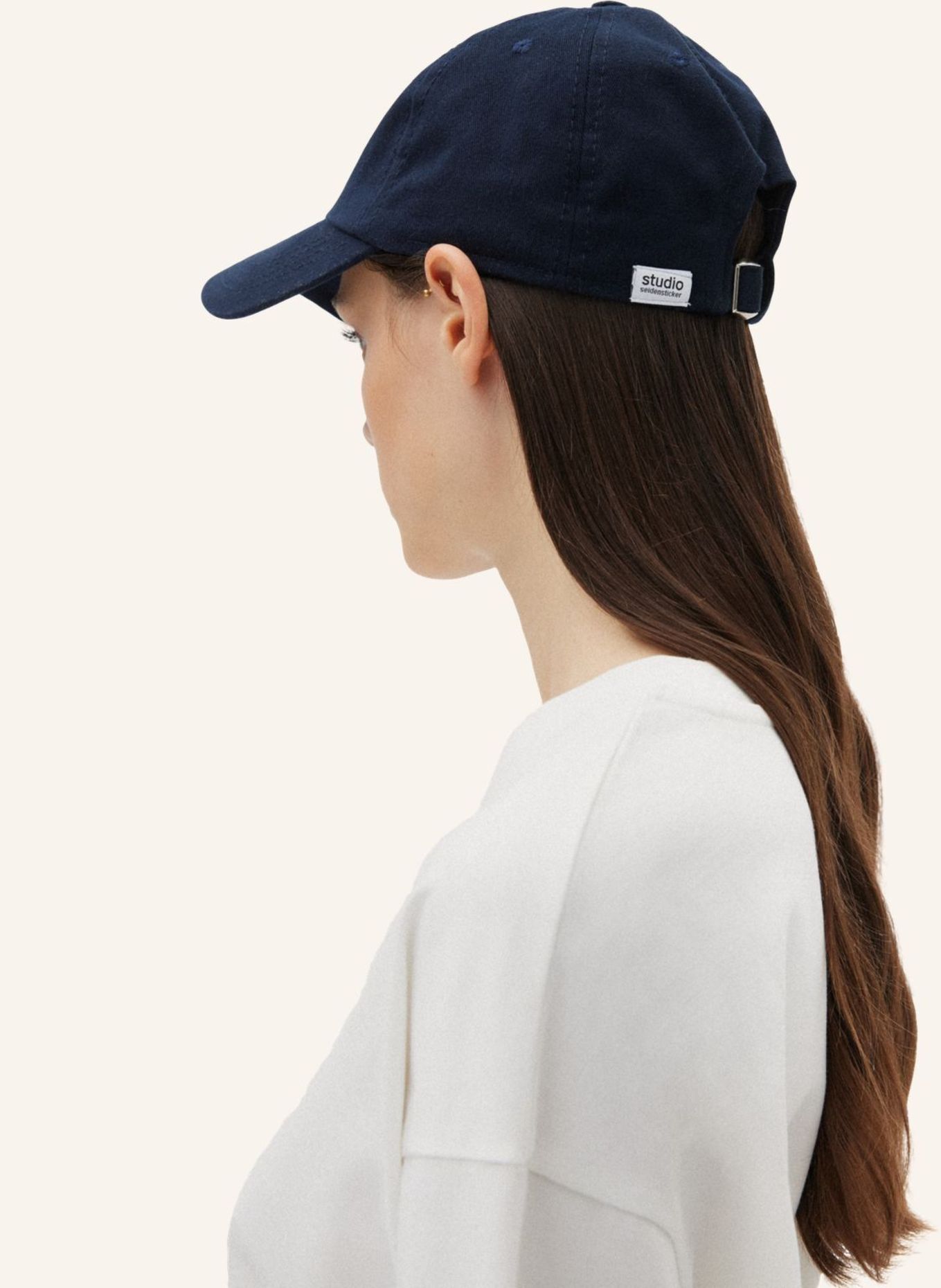 studio seidensticker Caps, Cap Regular Fit: DUNKELBLAU