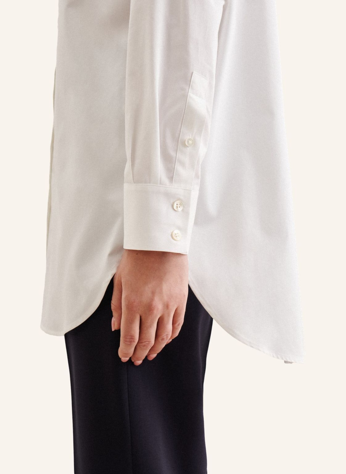 seidensticker Longbluse, Hemdbluse: WEISS