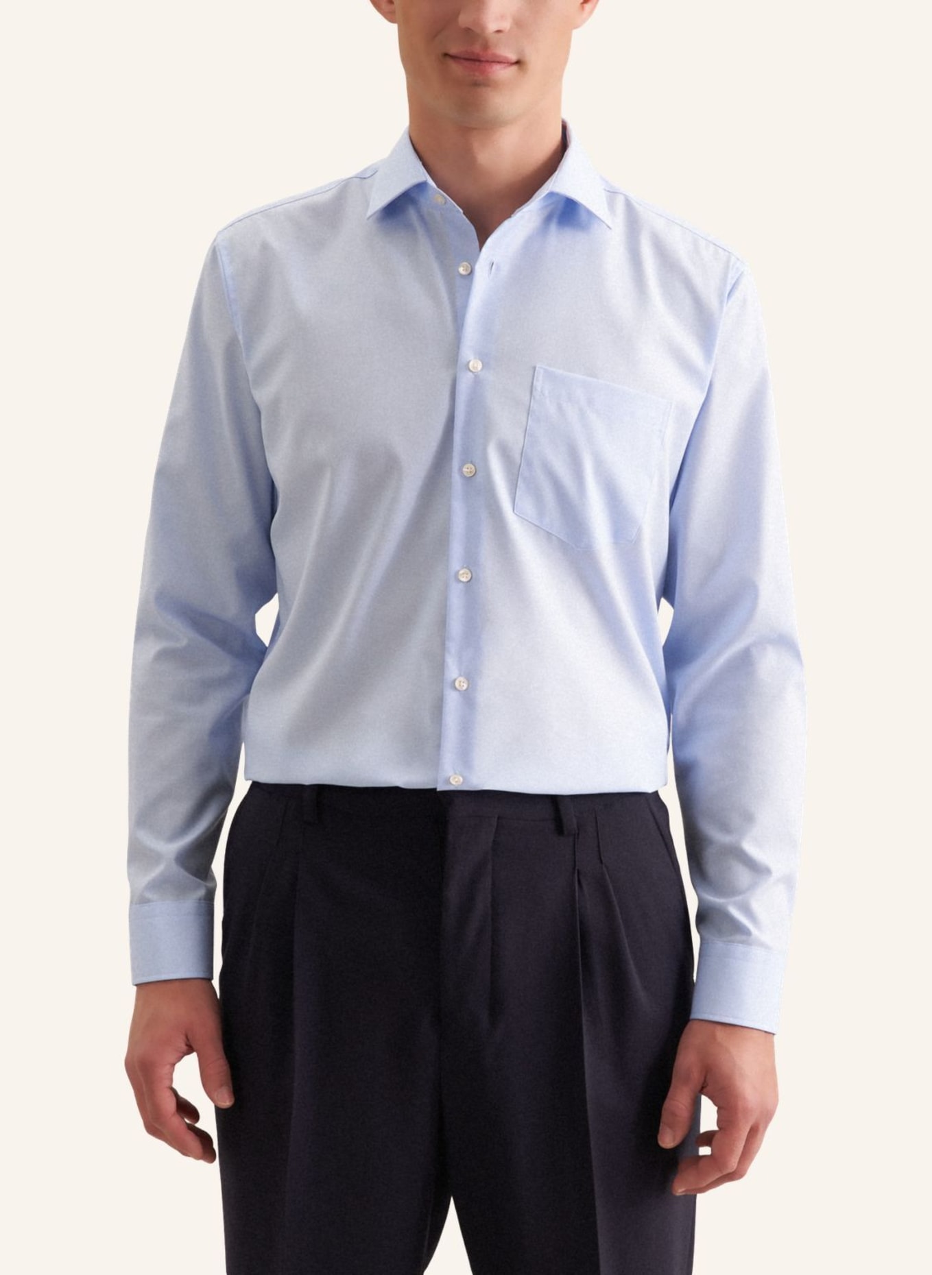 seidensticker Business Hemd Regular Fit: HELLBLAU