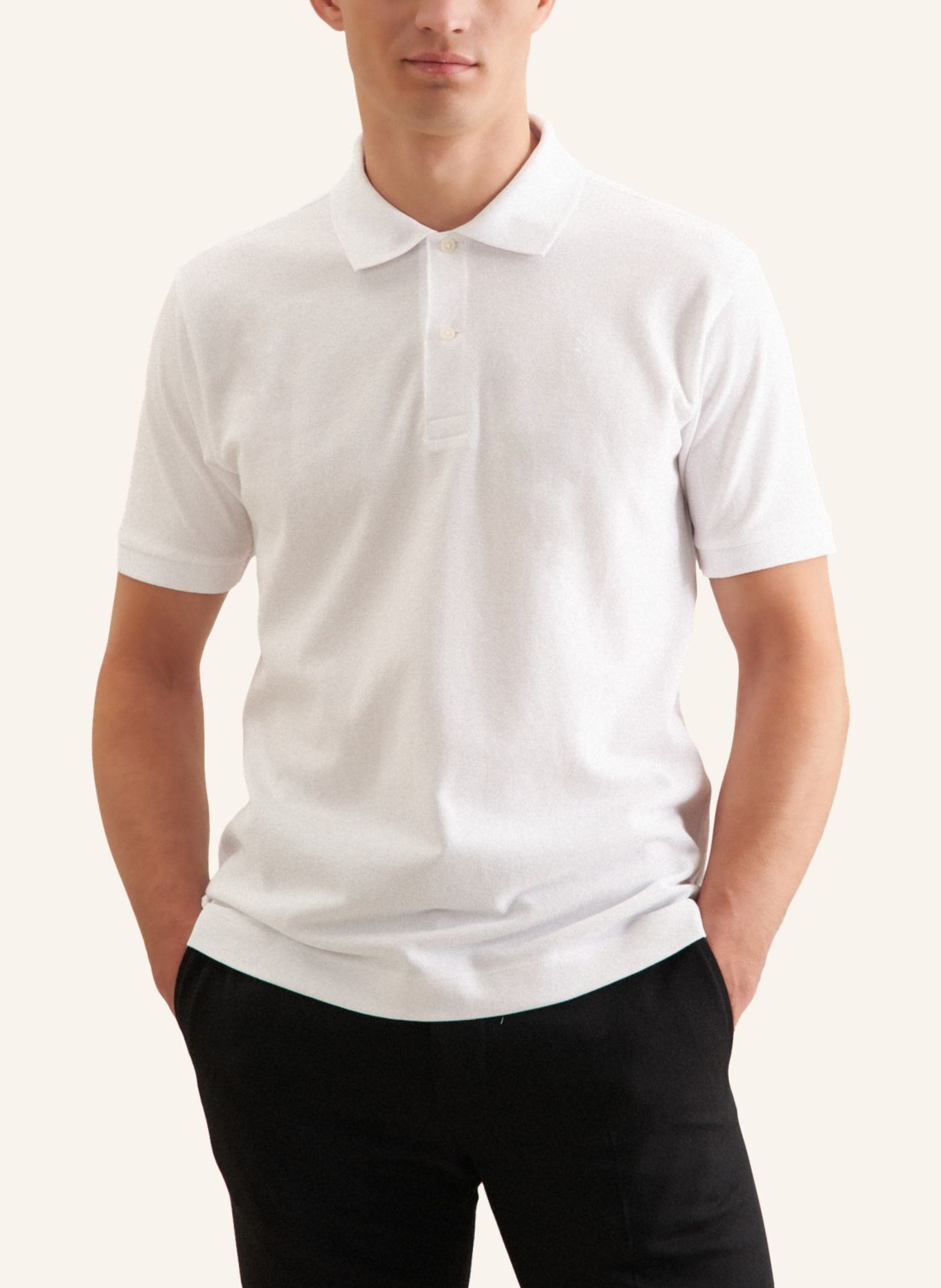 seidensticker Polo-Shirt, Polo Regular Fit: WEISS