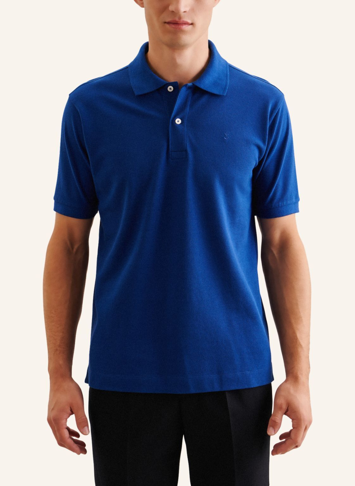 seidensticker Polo-Shirt, Polo Regular Fit, Farbe: BLAU (Bild 4)