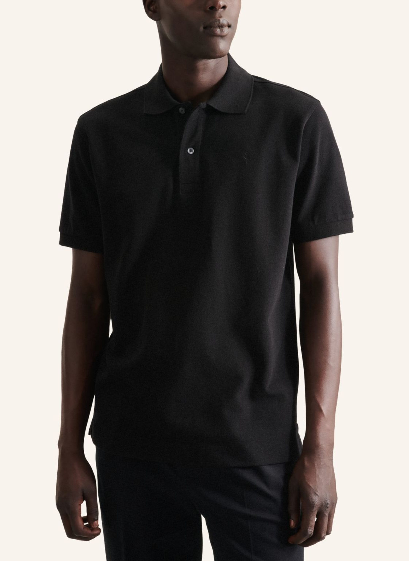 seidensticker Polo-Shirt, Polo Regular Fit: SCHWARZ