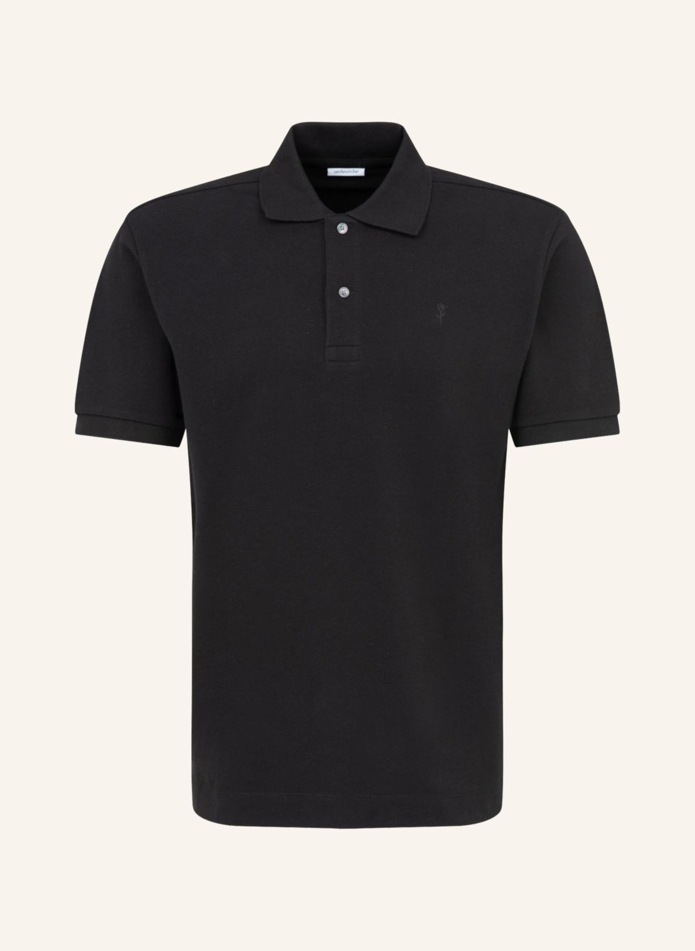seidensticker Polo-Shirt, Polo Regular Fit: SCHWARZ