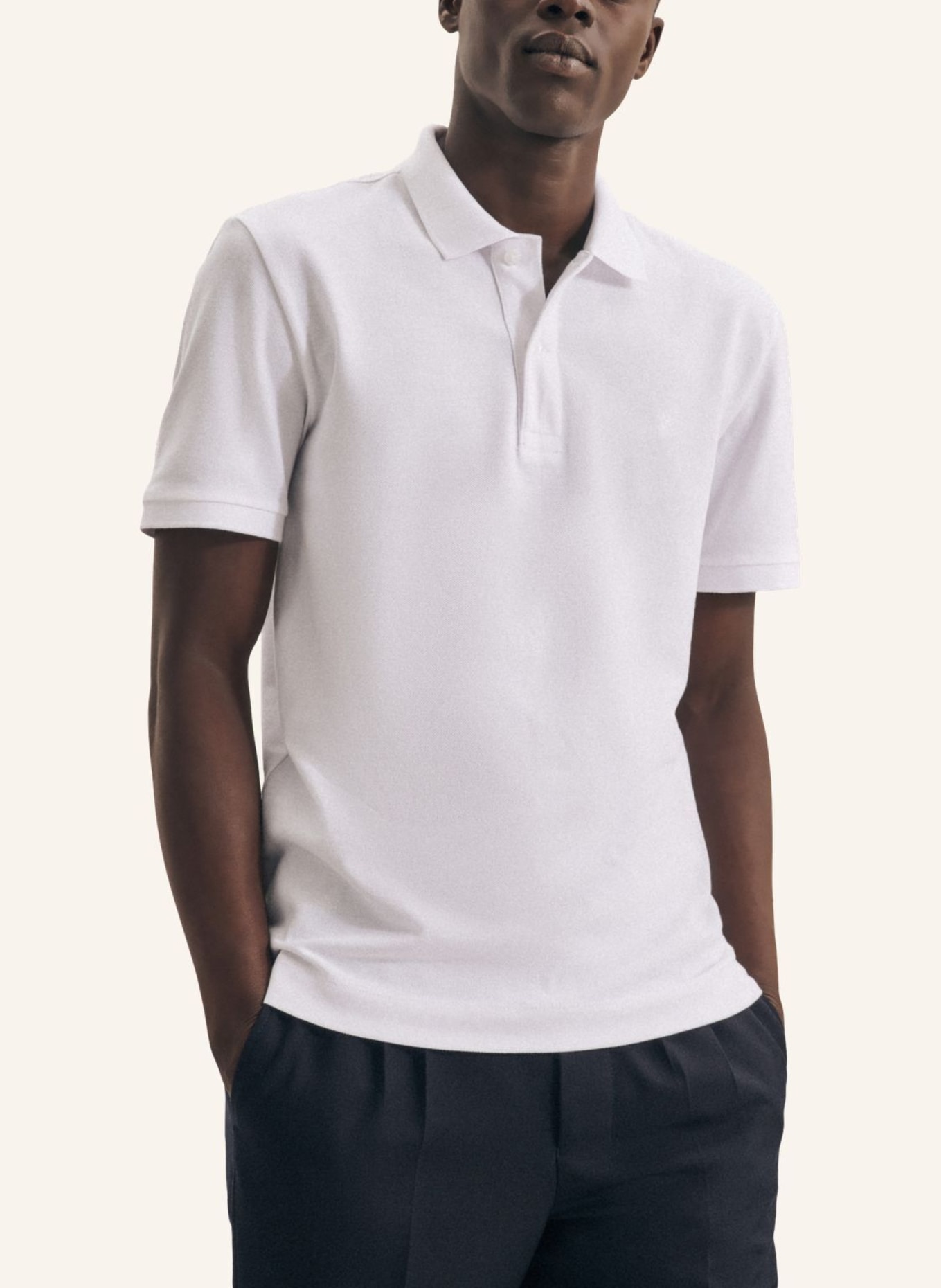 seidensticker Polo-Shirt, Polo Slim Fit: WEISS