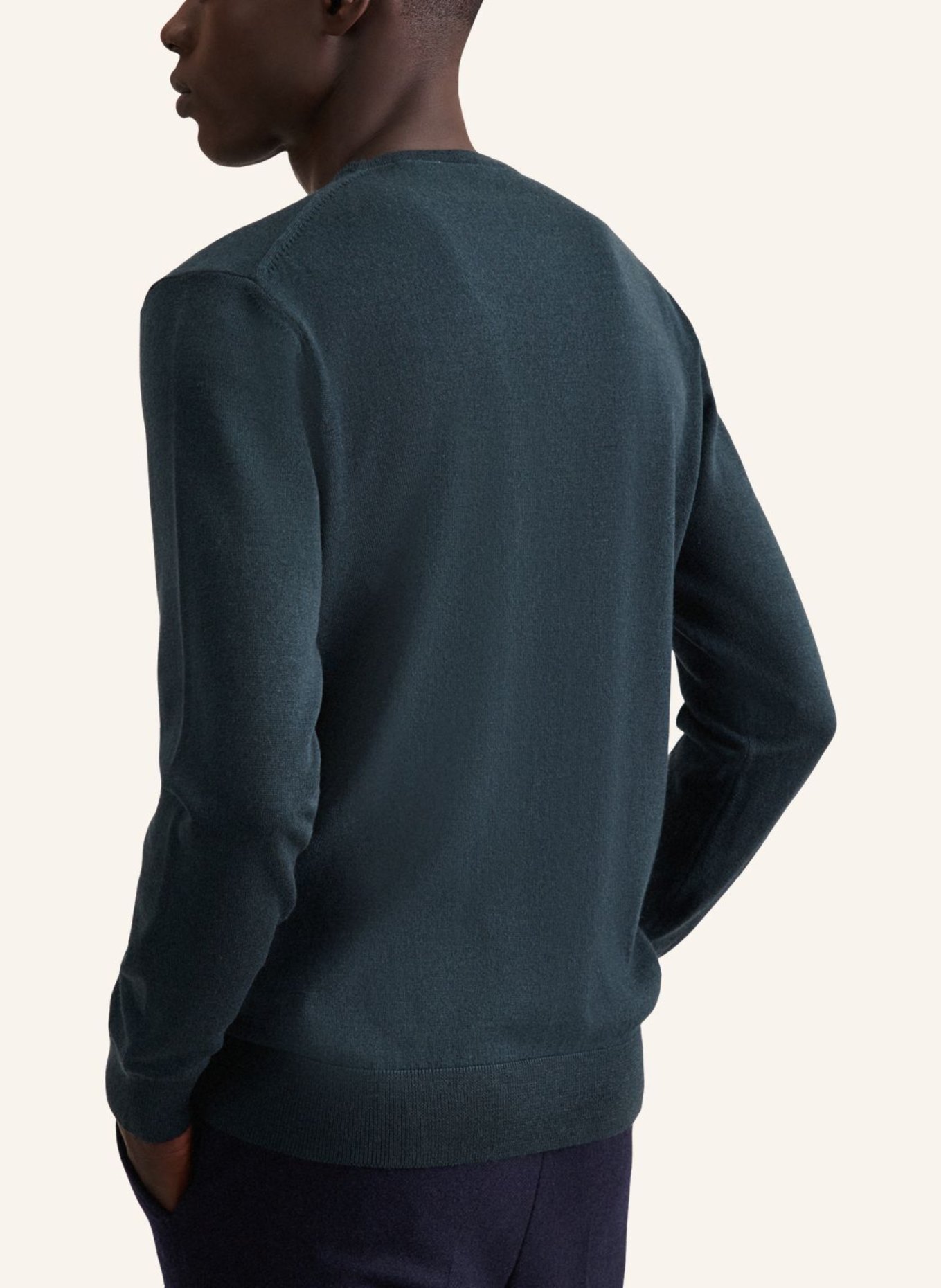seidensticker Vest, trui met normale pasvorm: GROEN