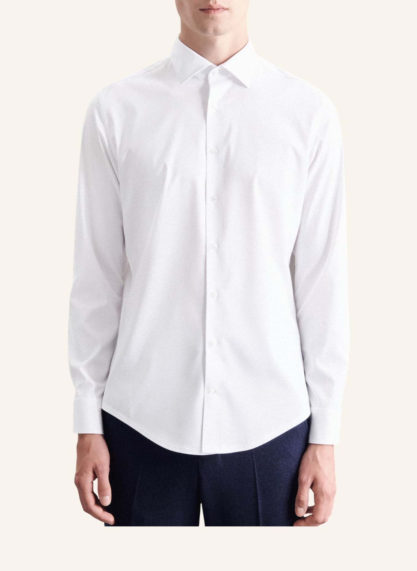 seidensticker Performance-Hemd Slim Fit: WEISS