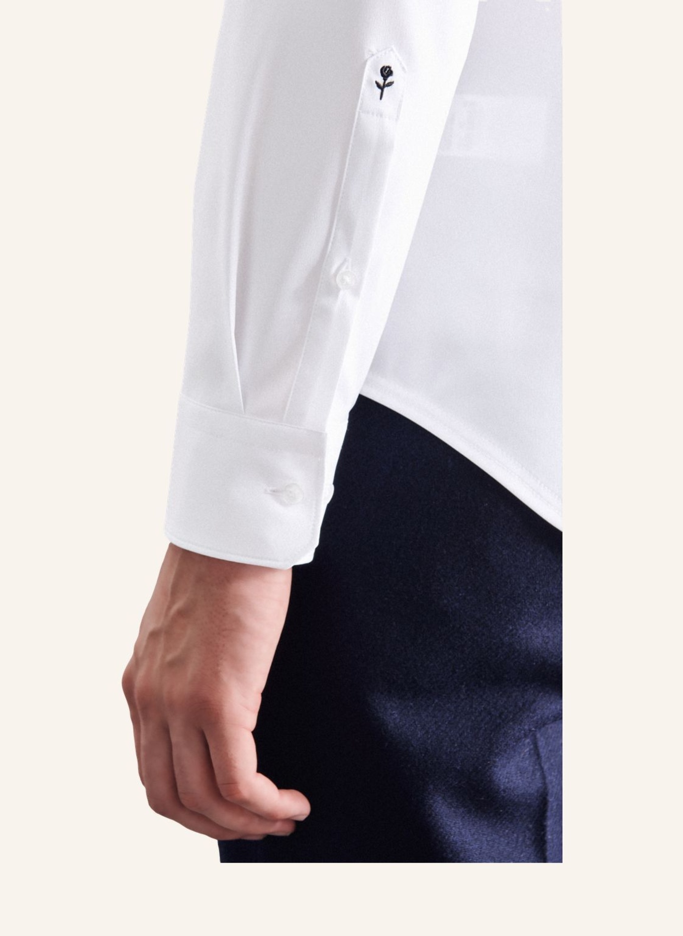 seidensticker Performance-Hemd Slim Fit: WEISS