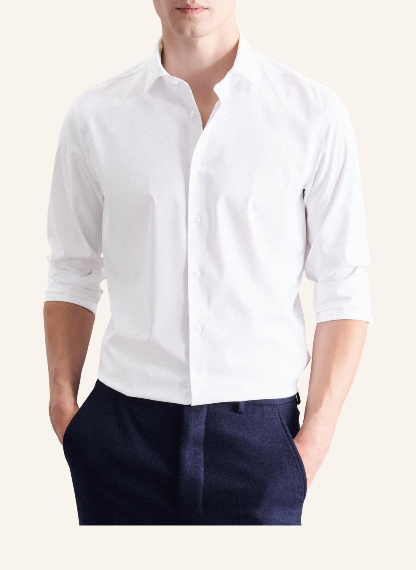 seidensticker Performance-Hemd Slim Fit: WEISS
