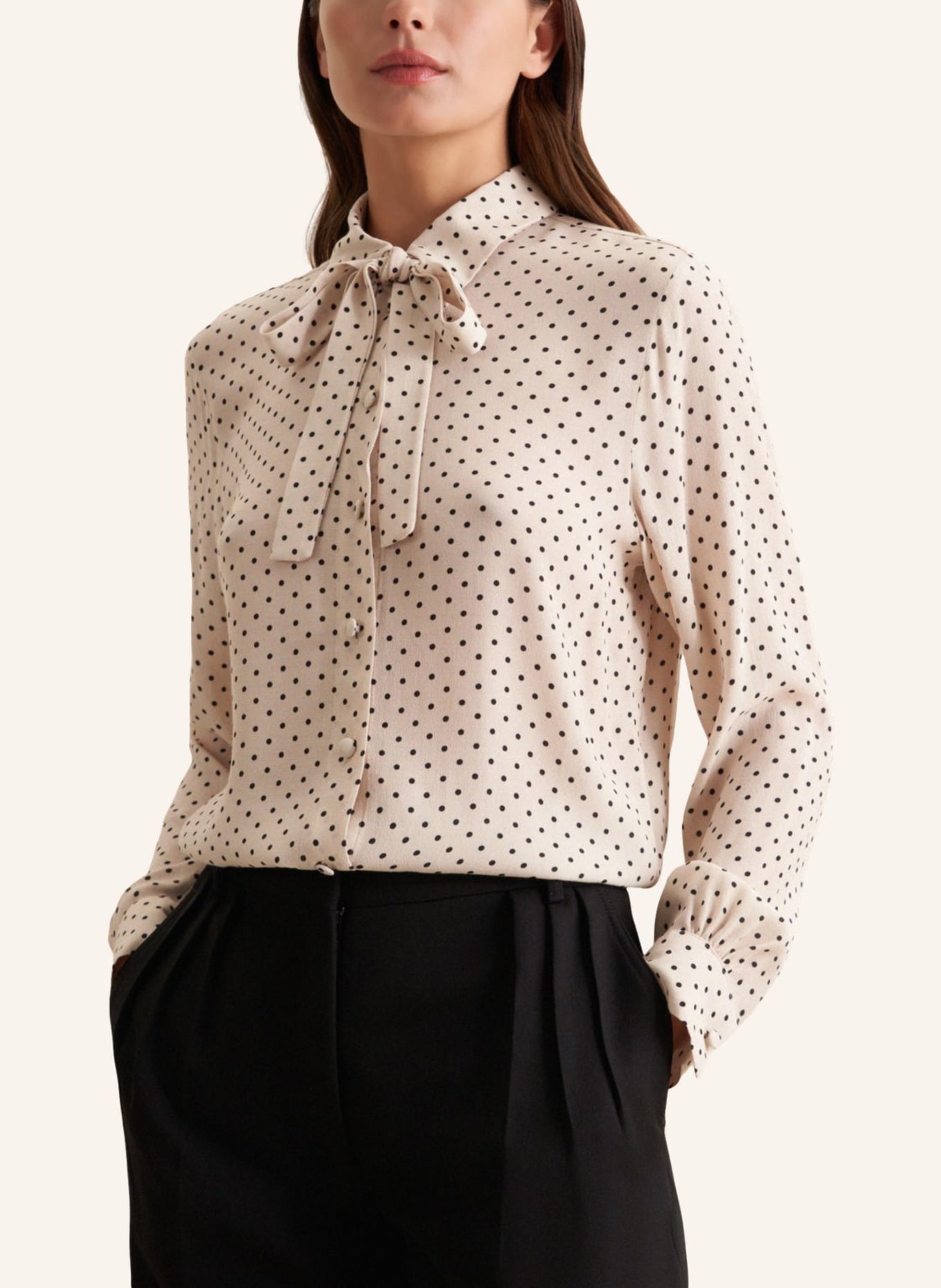 seidensticker Ausgestellte Bluse, Schluppenbluse: BEIGE