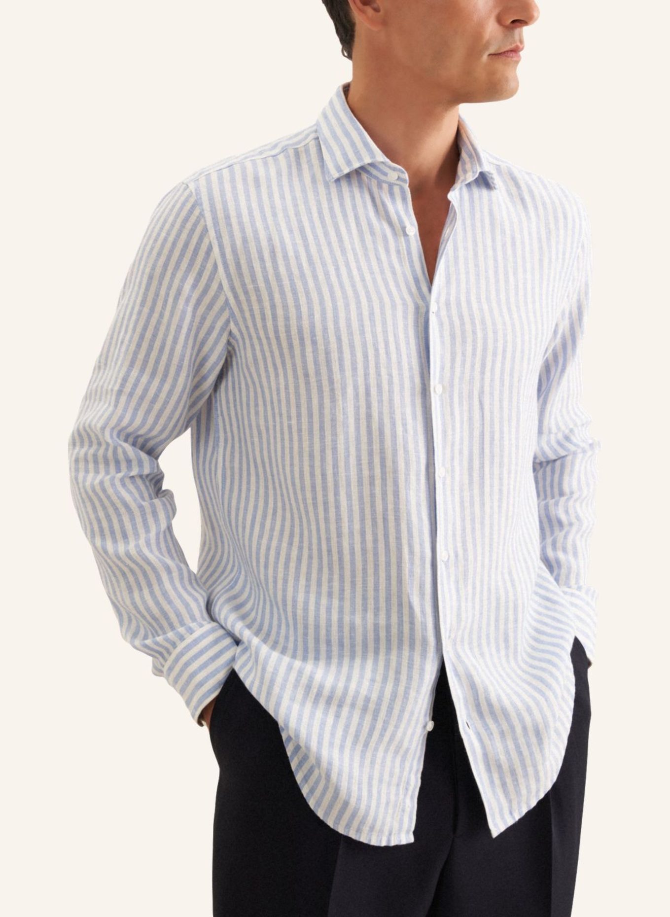 seidensticker Business Hemd Regular Fit: HELLBLAU