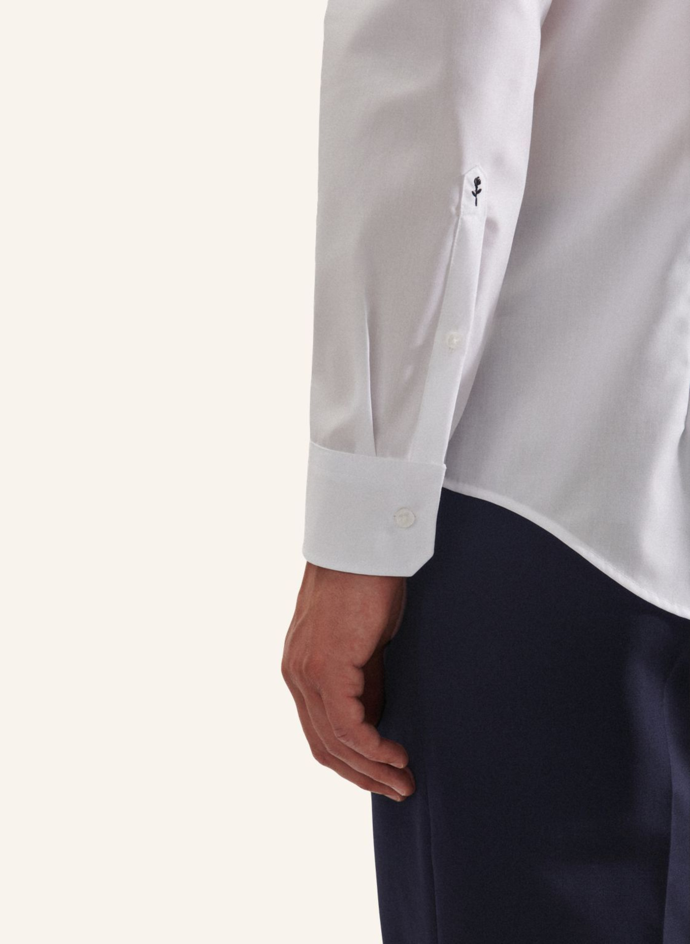 seidensticker Hemd Slim Fit: WEISS