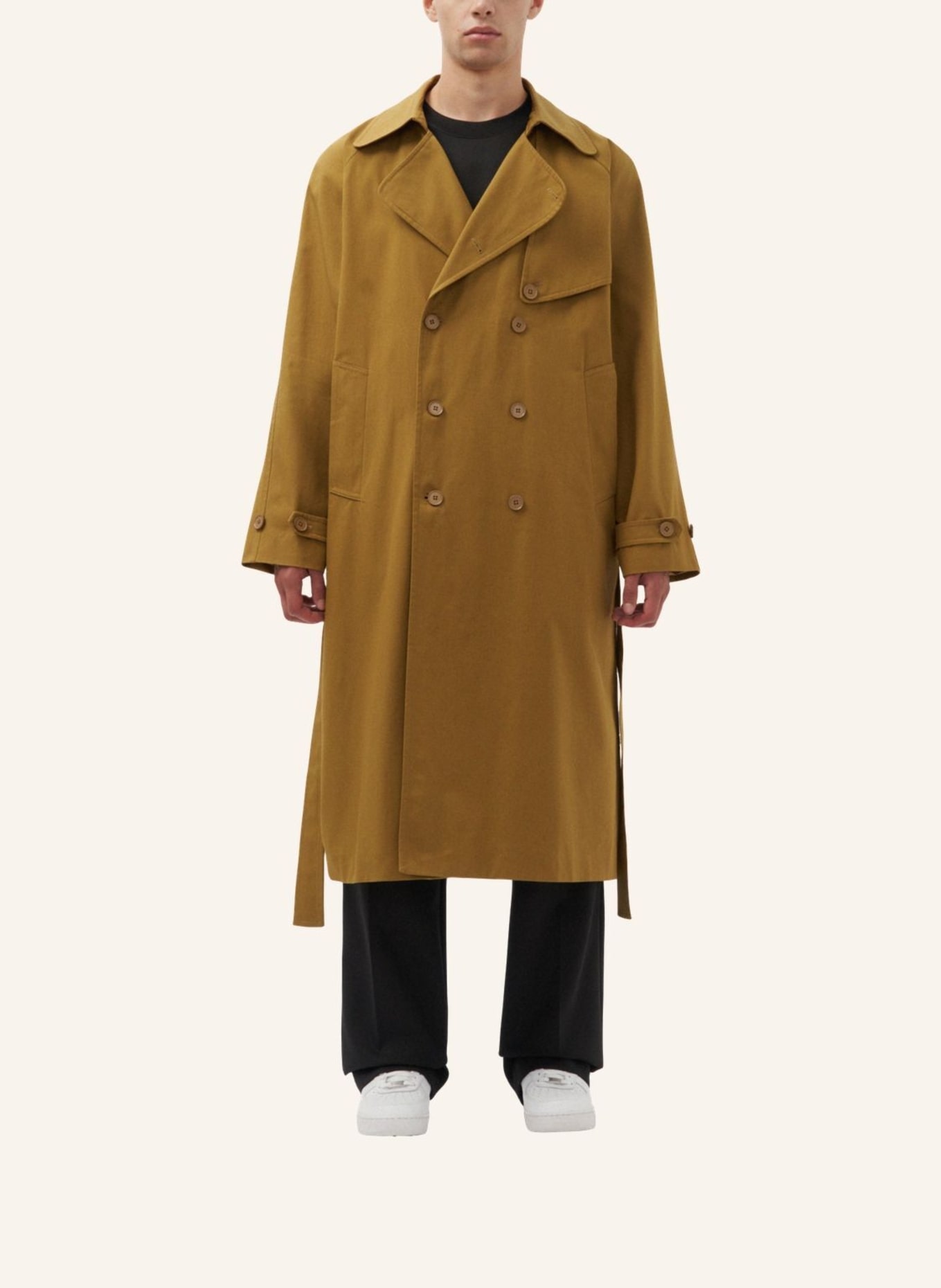 studio seidensticker Trench Coat Oversized, Farbe: GRÜN (Bild 5)