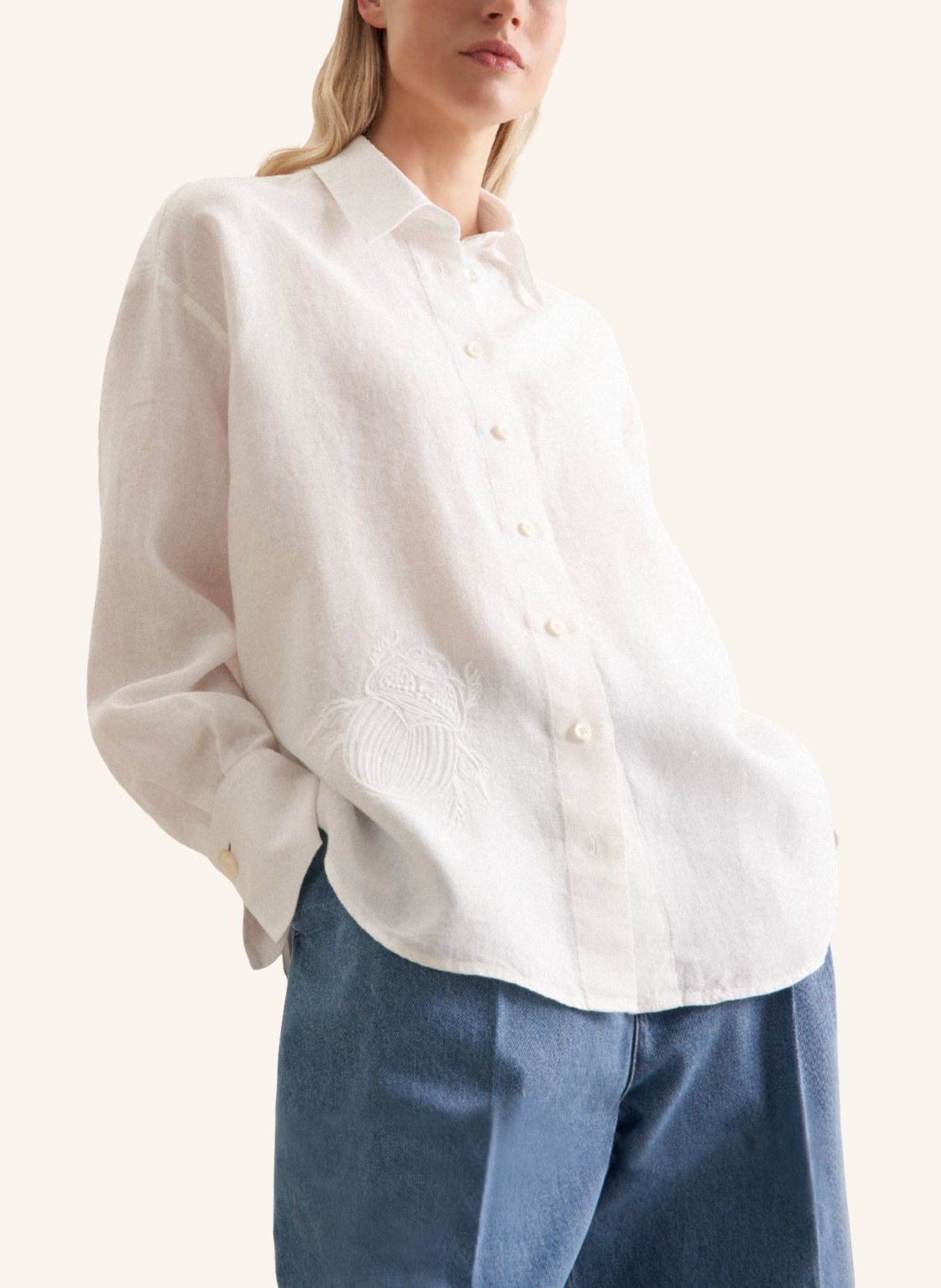 seidensticker Hemdbluse: WEISS