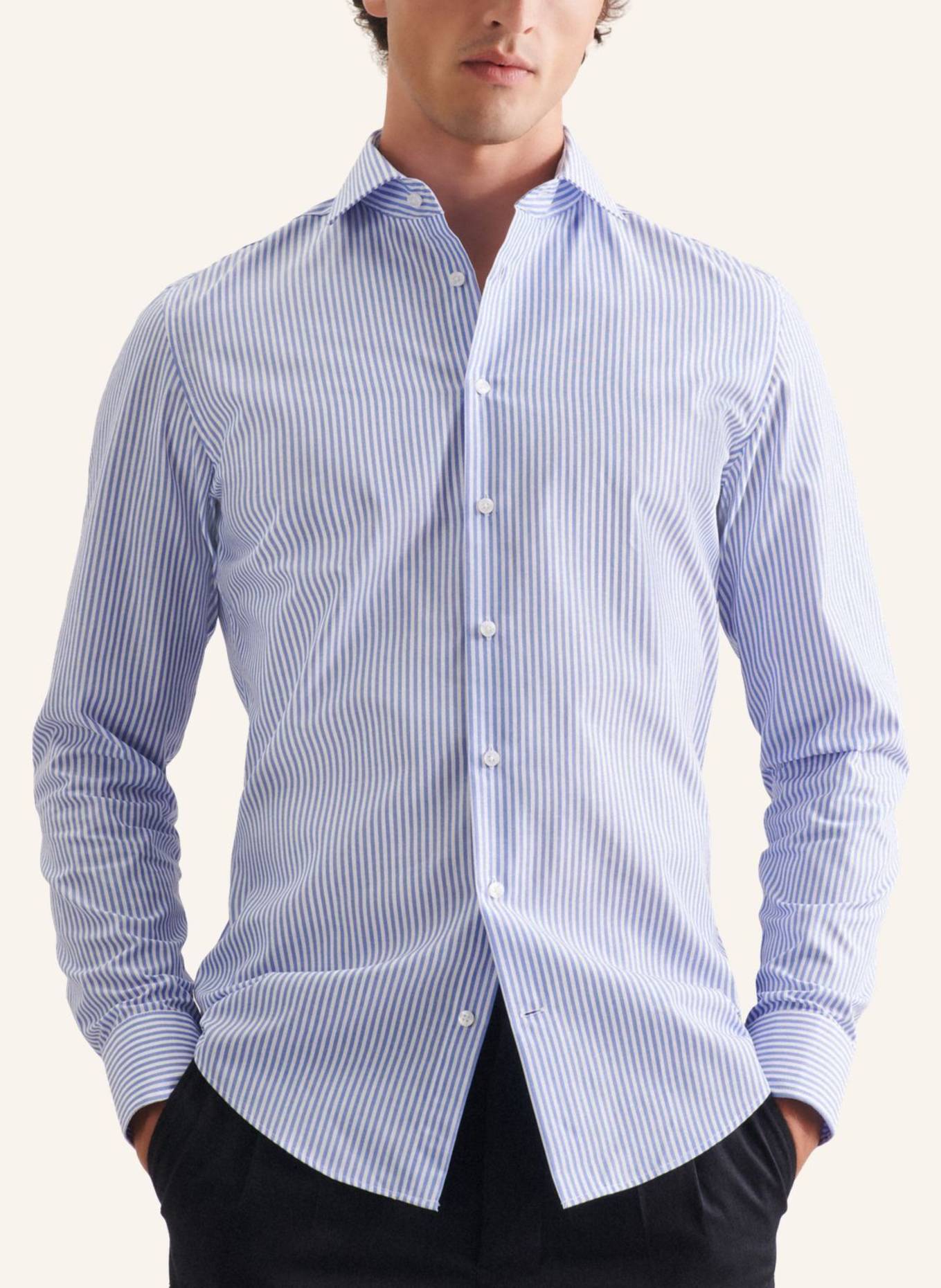 seidensticker Business Hemd Slim Fit: BLAU