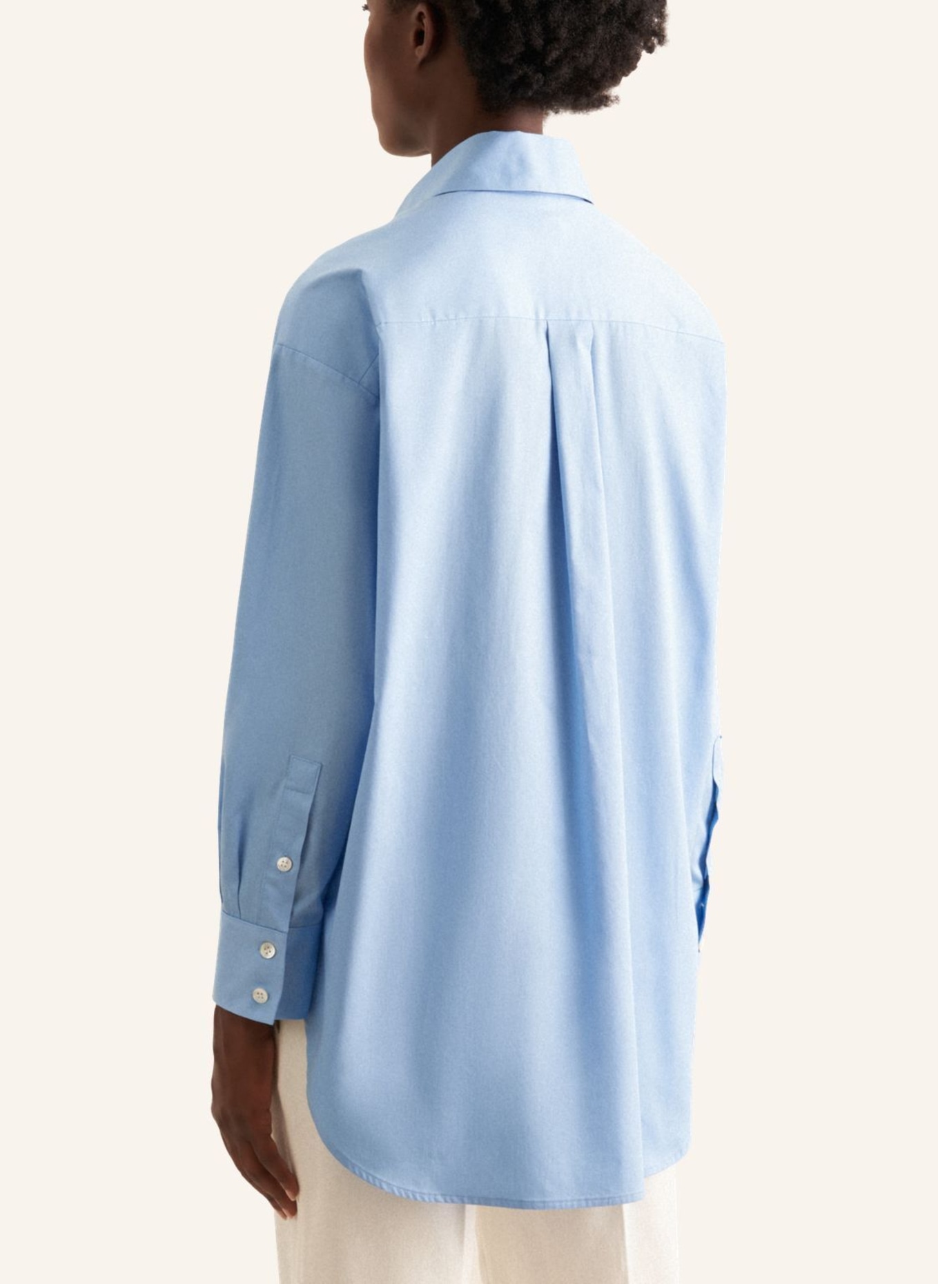 seidensticker Hemdbluse, Longbluse: BLAU