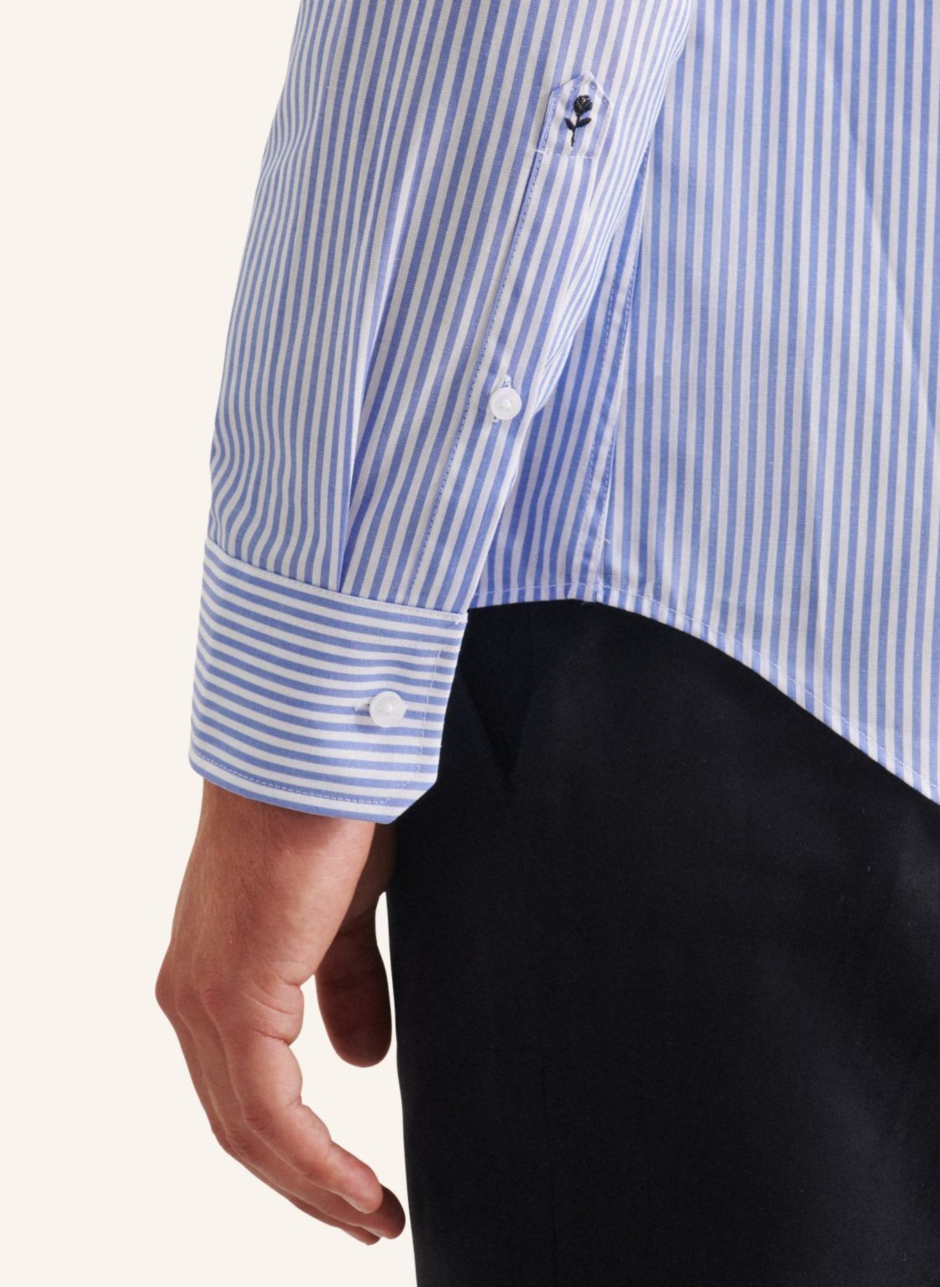 seidensticker Business Hemd Slim Fit: BLAU