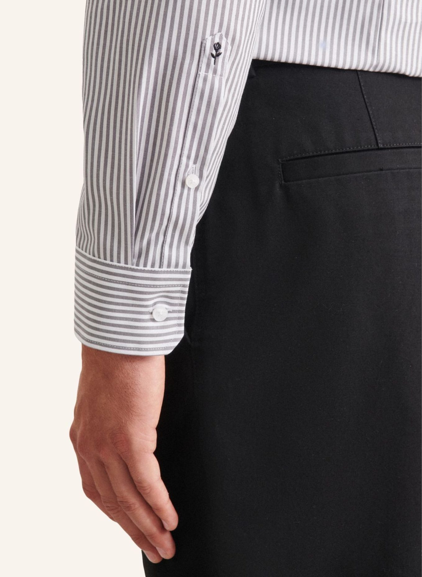 seidensticker Business Hemd Slim Fit: GRAU