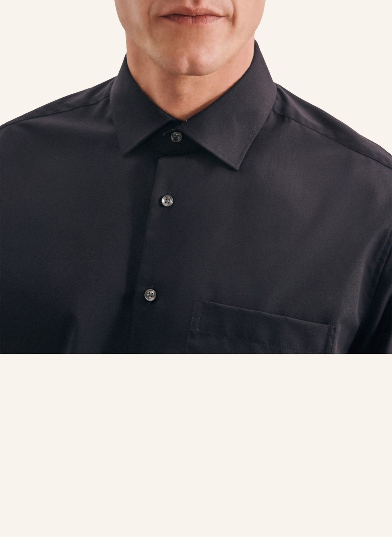 seidensticker Business Hemd Regular Fit: SCHWARZ
