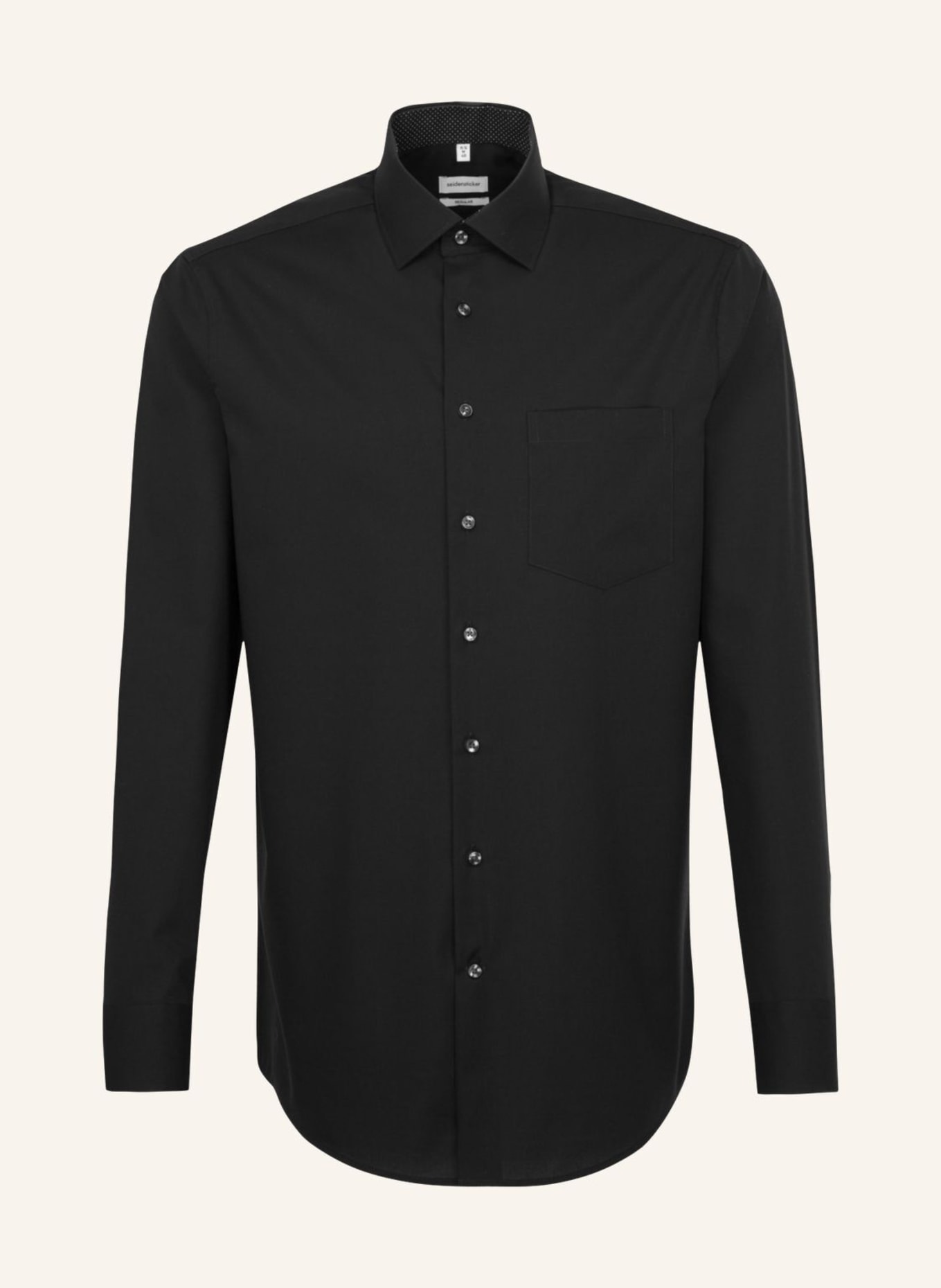seidensticker Business Hemd Regular Fit: SCHWARZ
