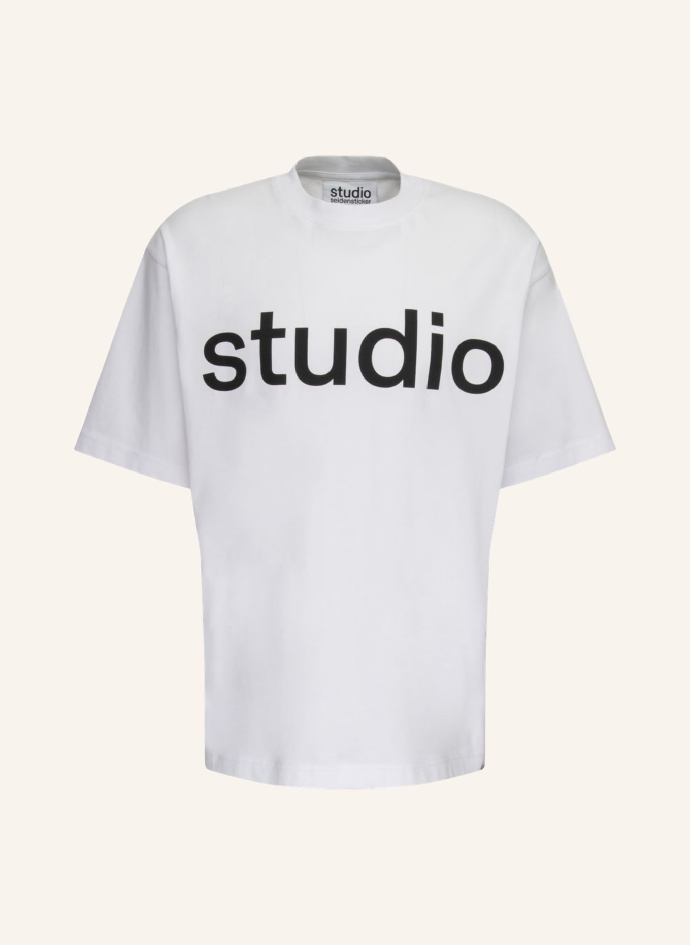 studio seidensticker T-Shirt Oversized: WEISS