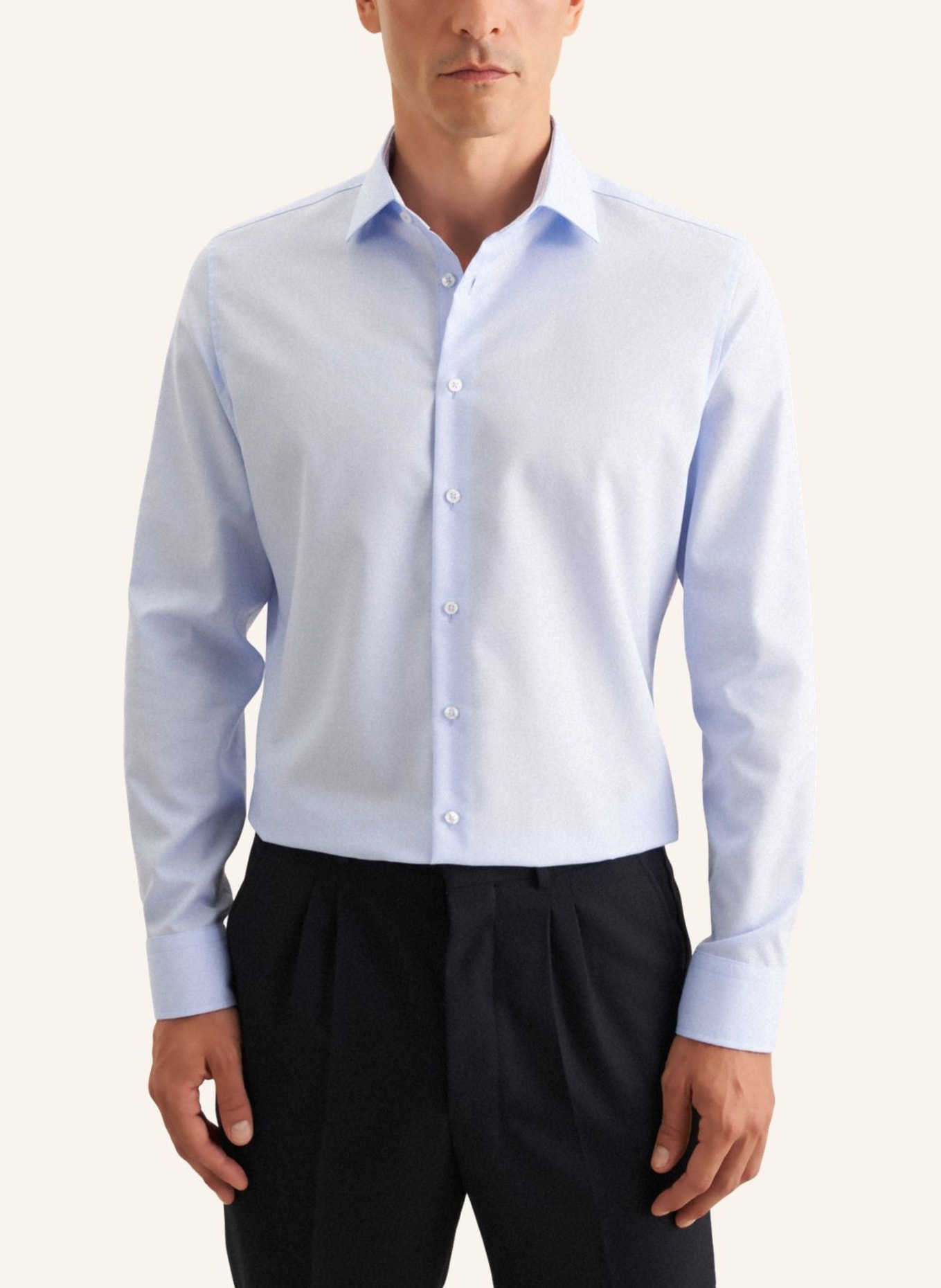 seidensticker Business Hemd Shaped Fit: BLAU