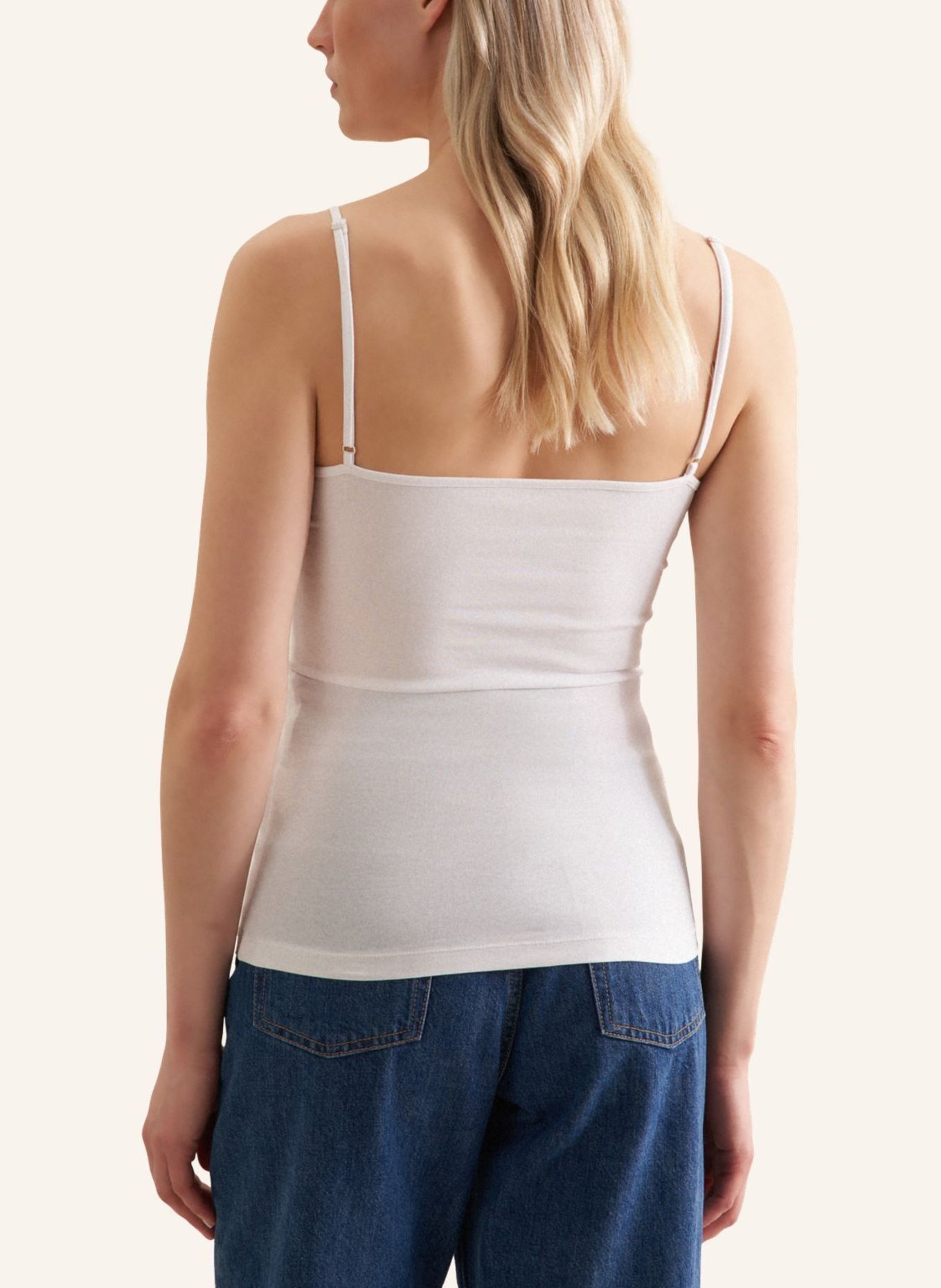 seidensticker Top, T-Shirt: WEISS