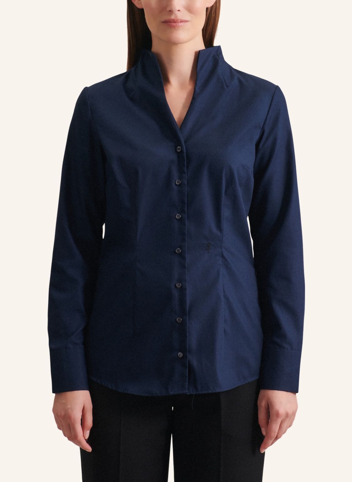 seidensticker Bluse: DUNKELBLAU