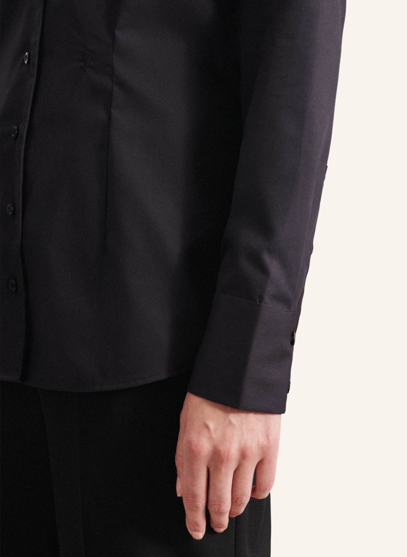 seidensticker Bluse: SCHWARZ