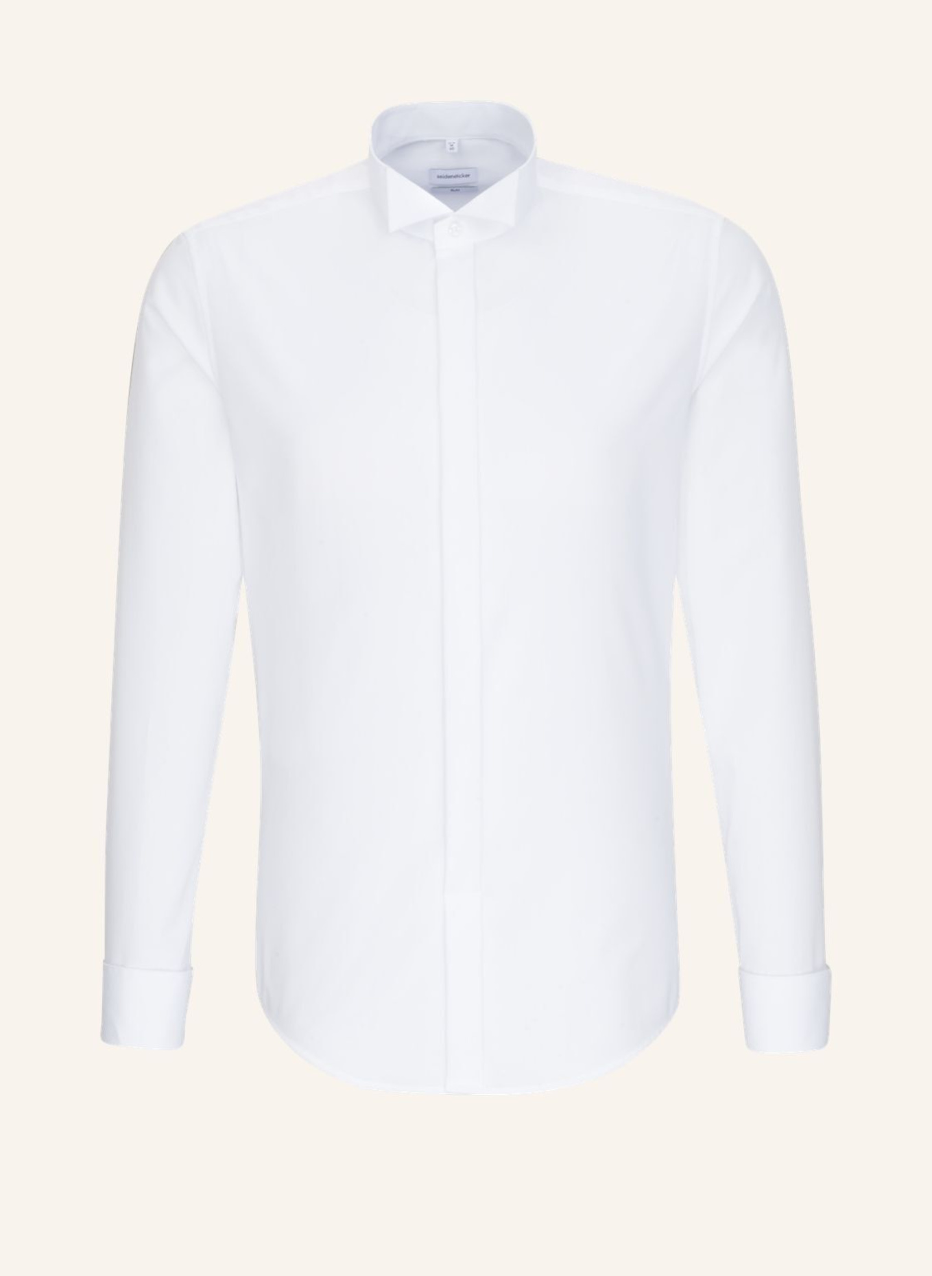seidensticker Smoking-Hemd Slim Fit mit Umschlagmanschette, Farbe: WEISS (Bild 1)
