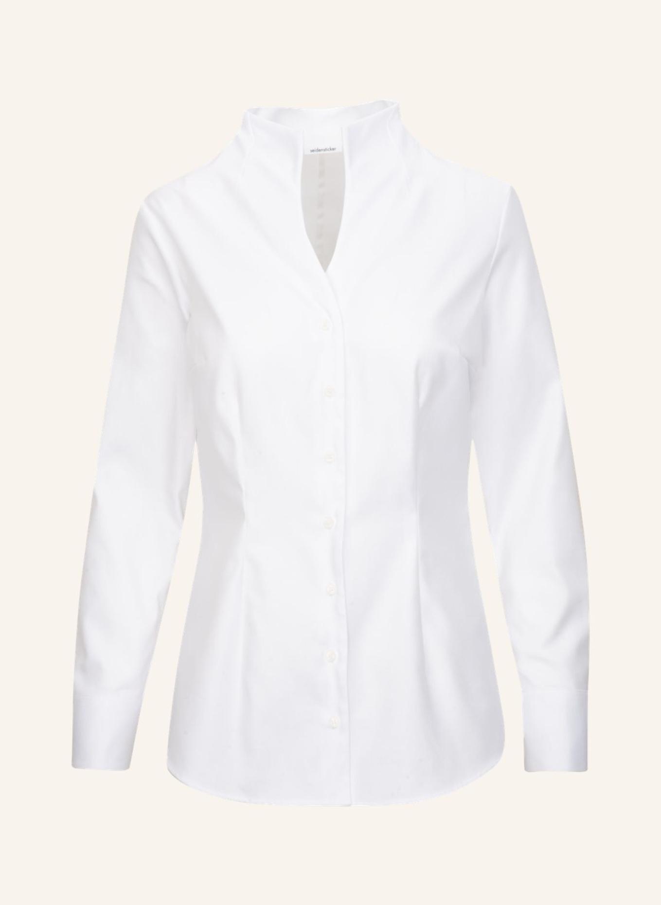 seidensticker Kelchkragenbluse: WEISS