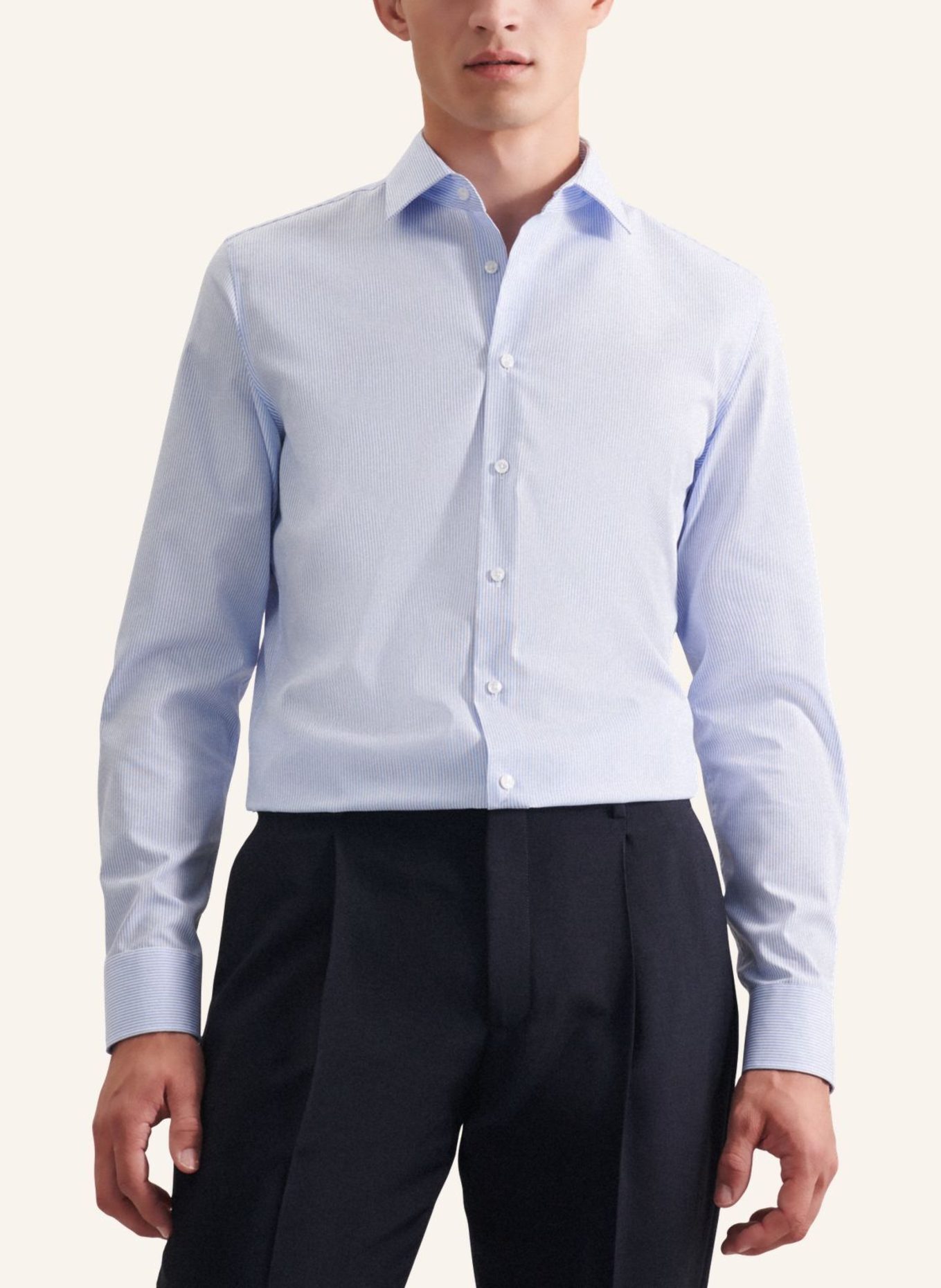 seidensticker , Business Hemd Slim Fit: HELLBLAU