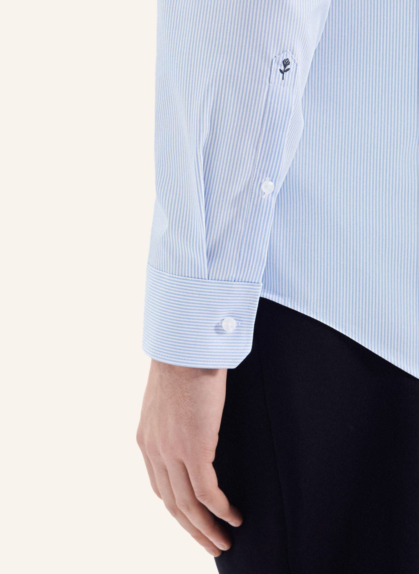 seidensticker , Business Hemd Slim Fit: HELLBLAU