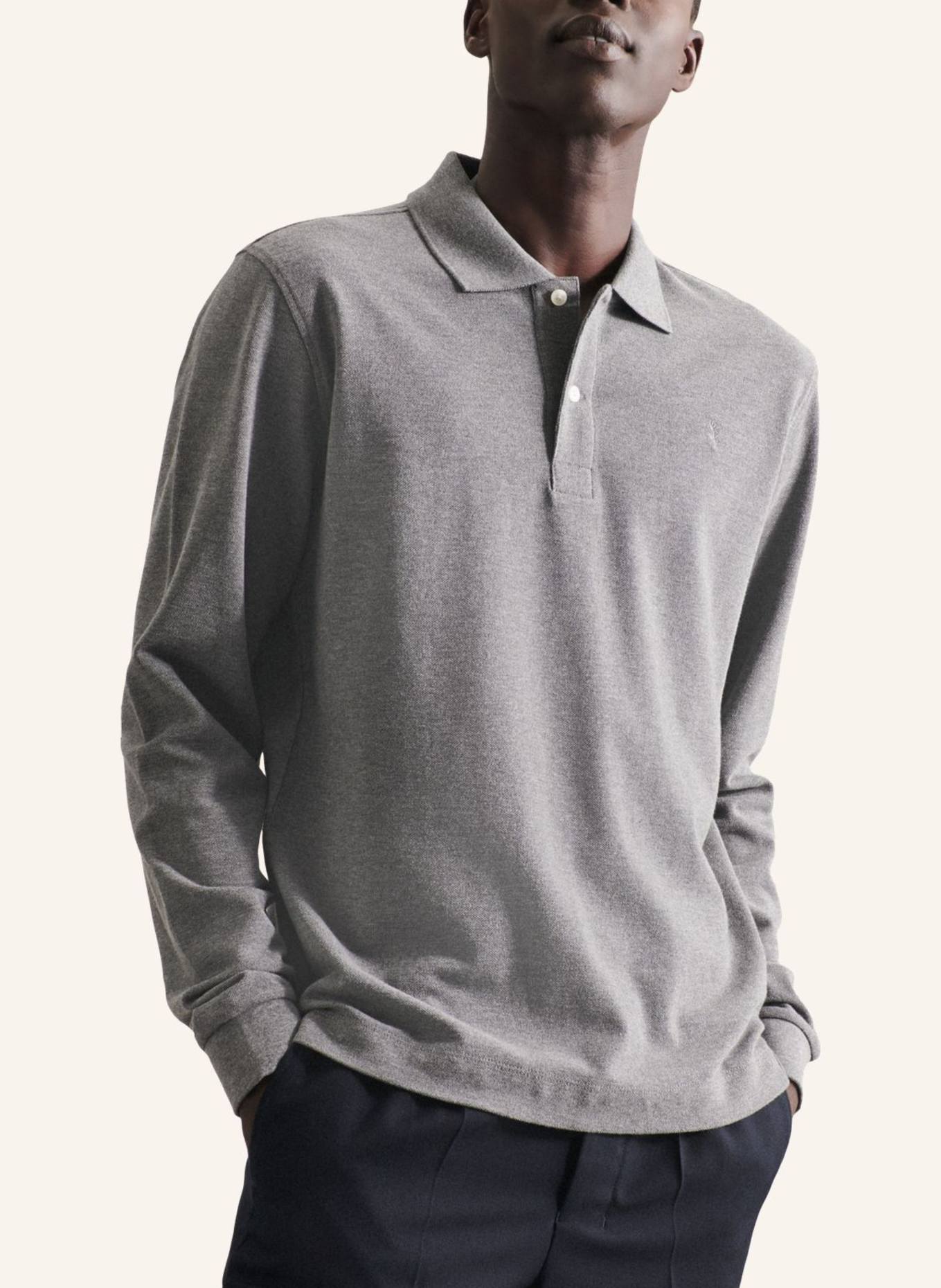 seidensticker Polo, Polo-Shirt Slim Fit: GRAU