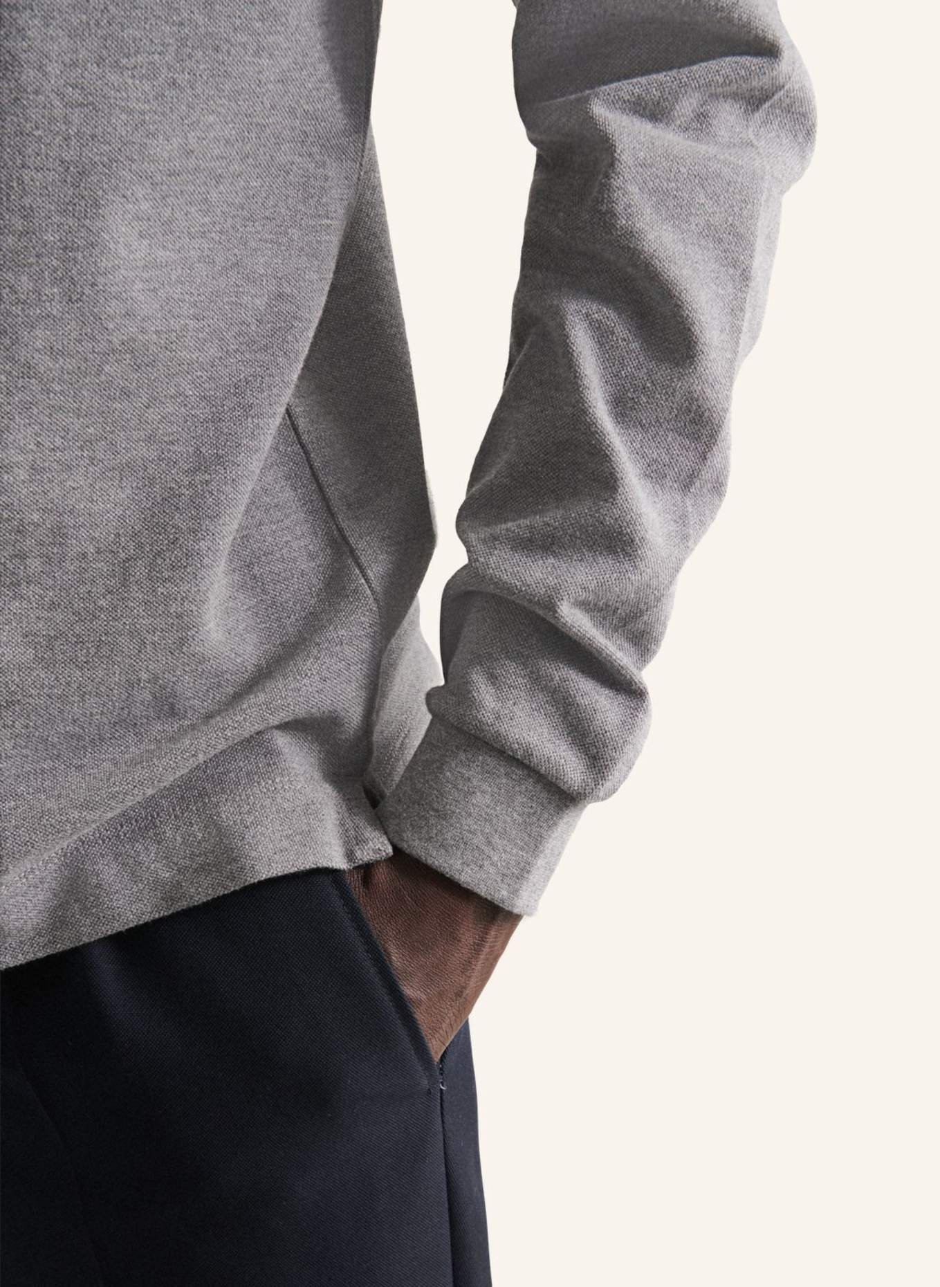 seidensticker Polo, Polo-Shirt Slim Fit: GRAU