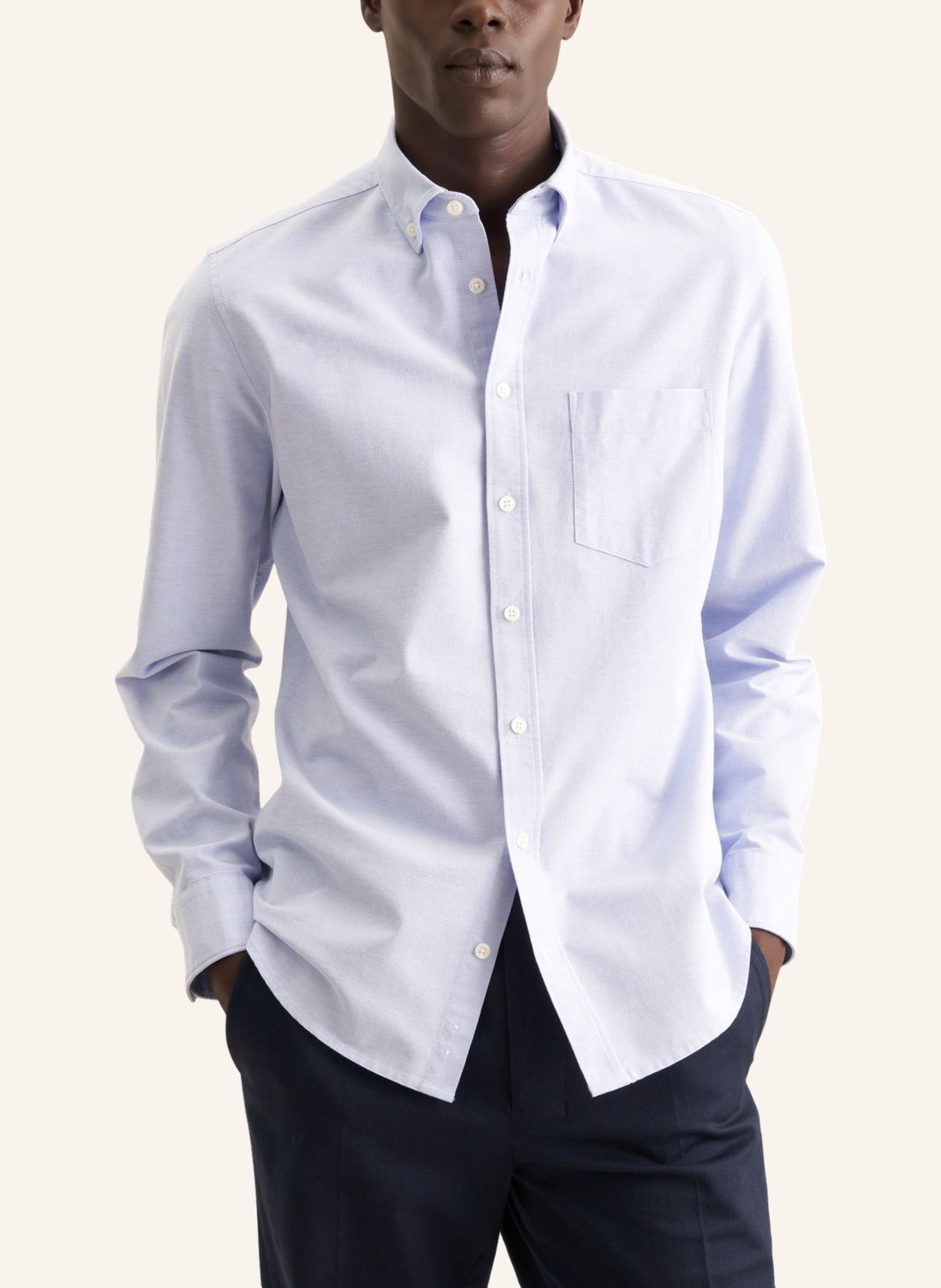 seidensticker , Casual Hemd Slim Fit: BLAU