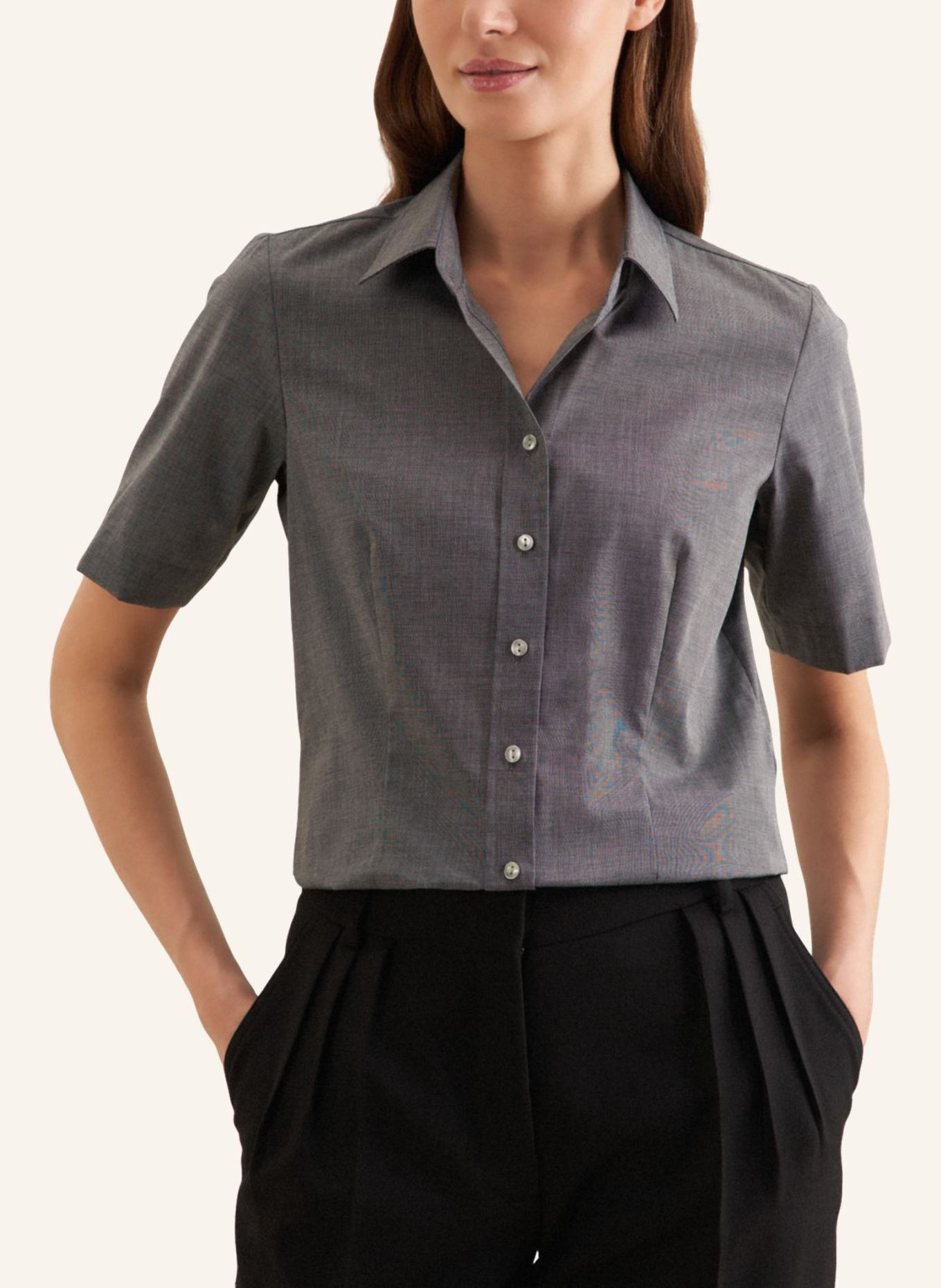 seidensticker Hemdbluse: GRAU