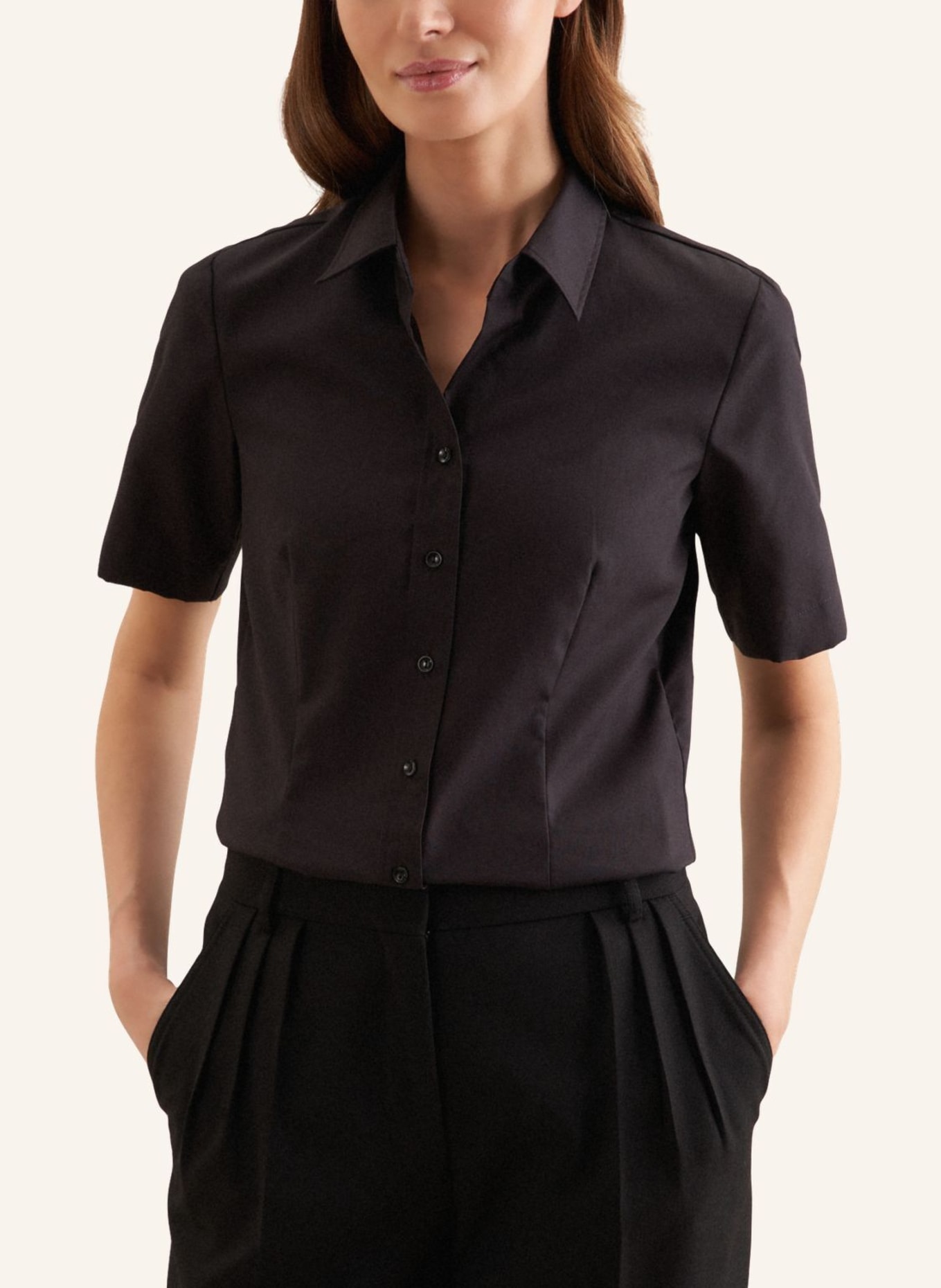 seidensticker Hemdbluse: SCHWARZ