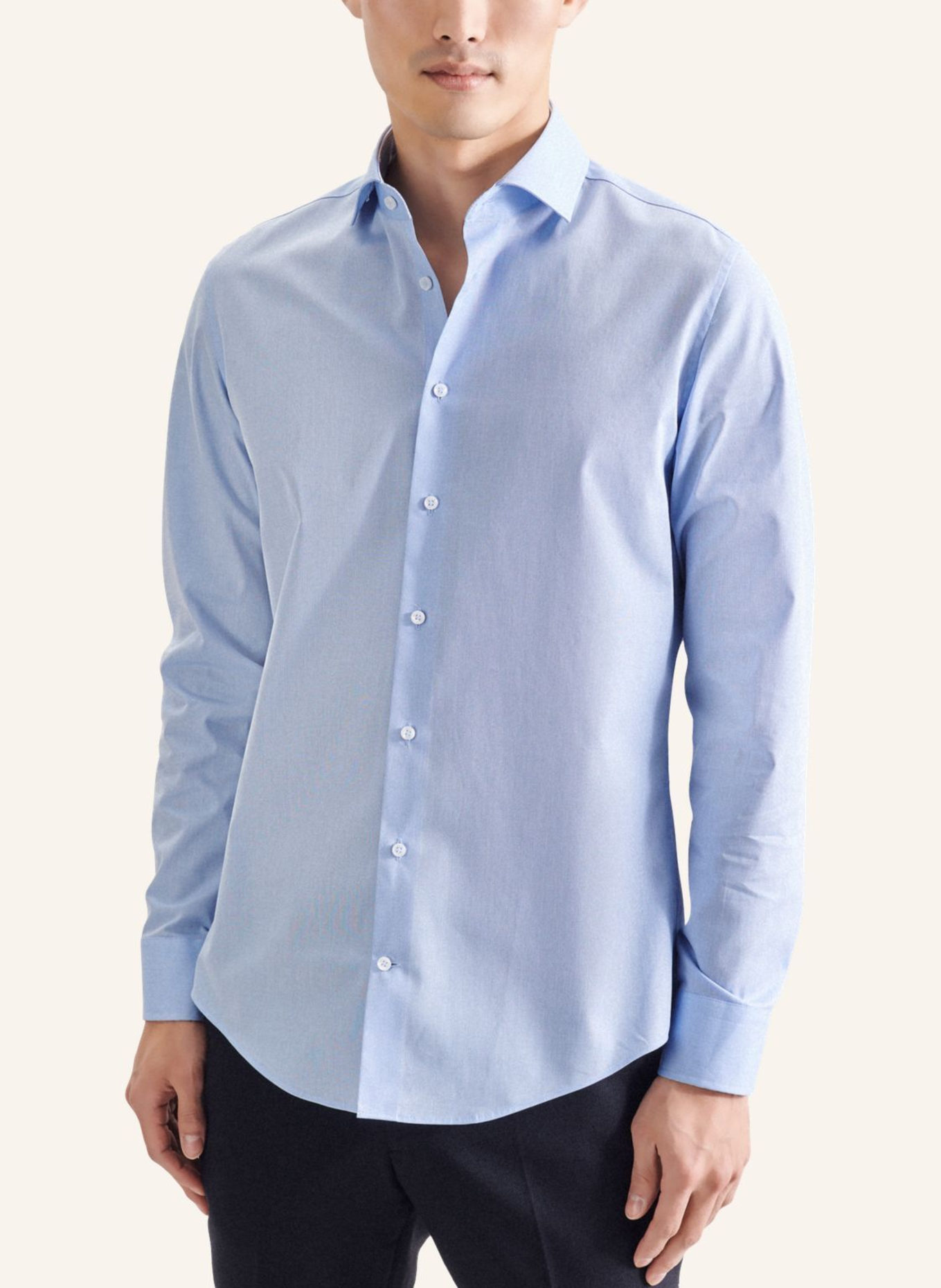 seidensticker Business Hemd Slim Fit: HELLBLAU