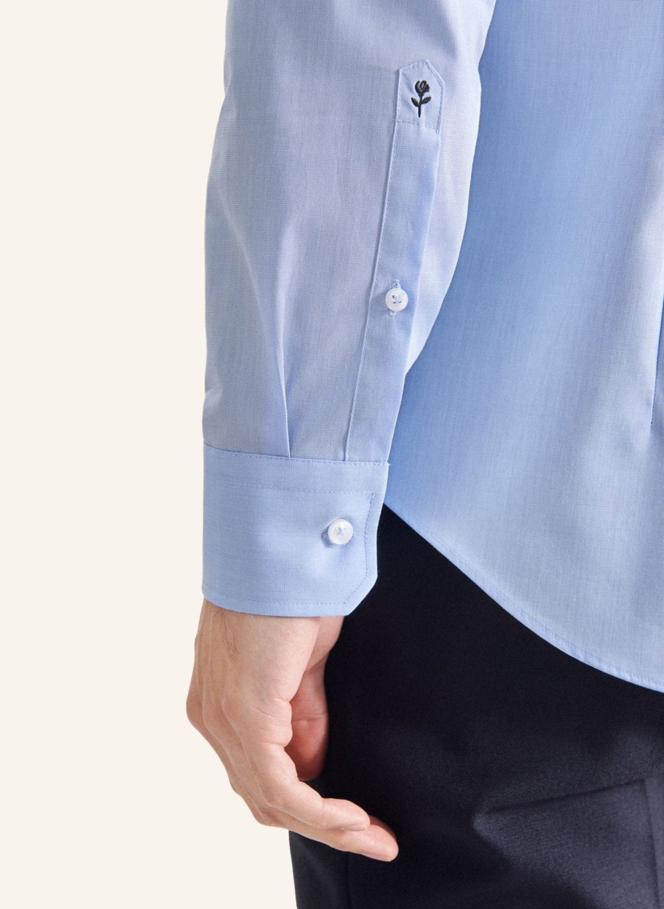 seidensticker Business Hemd Slim Fit: HELLBLAU