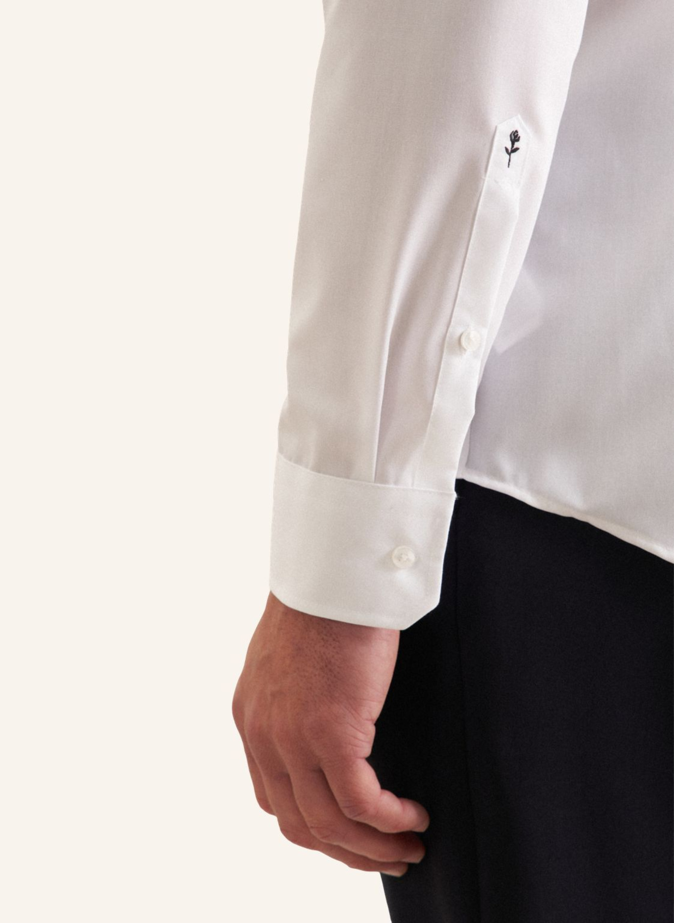 seidensticker Business Hemd,   Slim Fit: WEISS