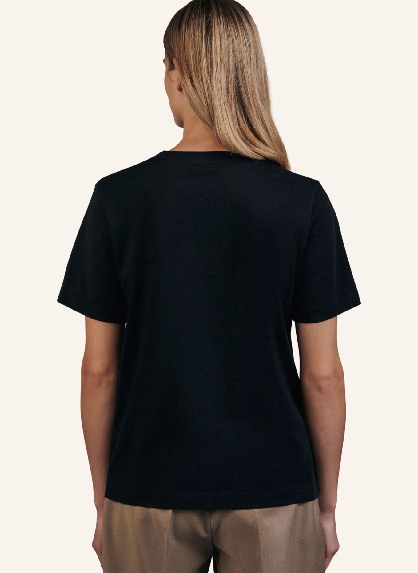 seidensticker T-Shirt: SCHWARZ