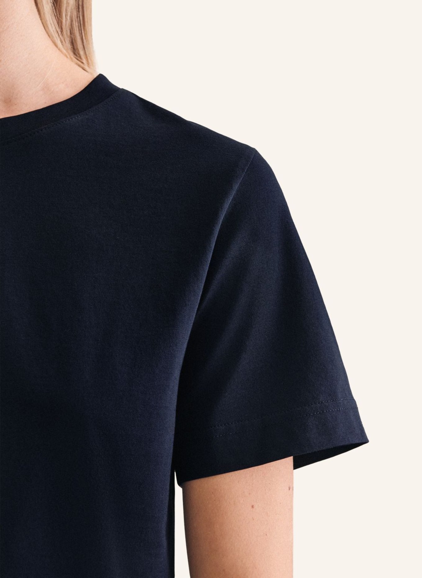 seidensticker T-Shirt: DUNKELBLAU