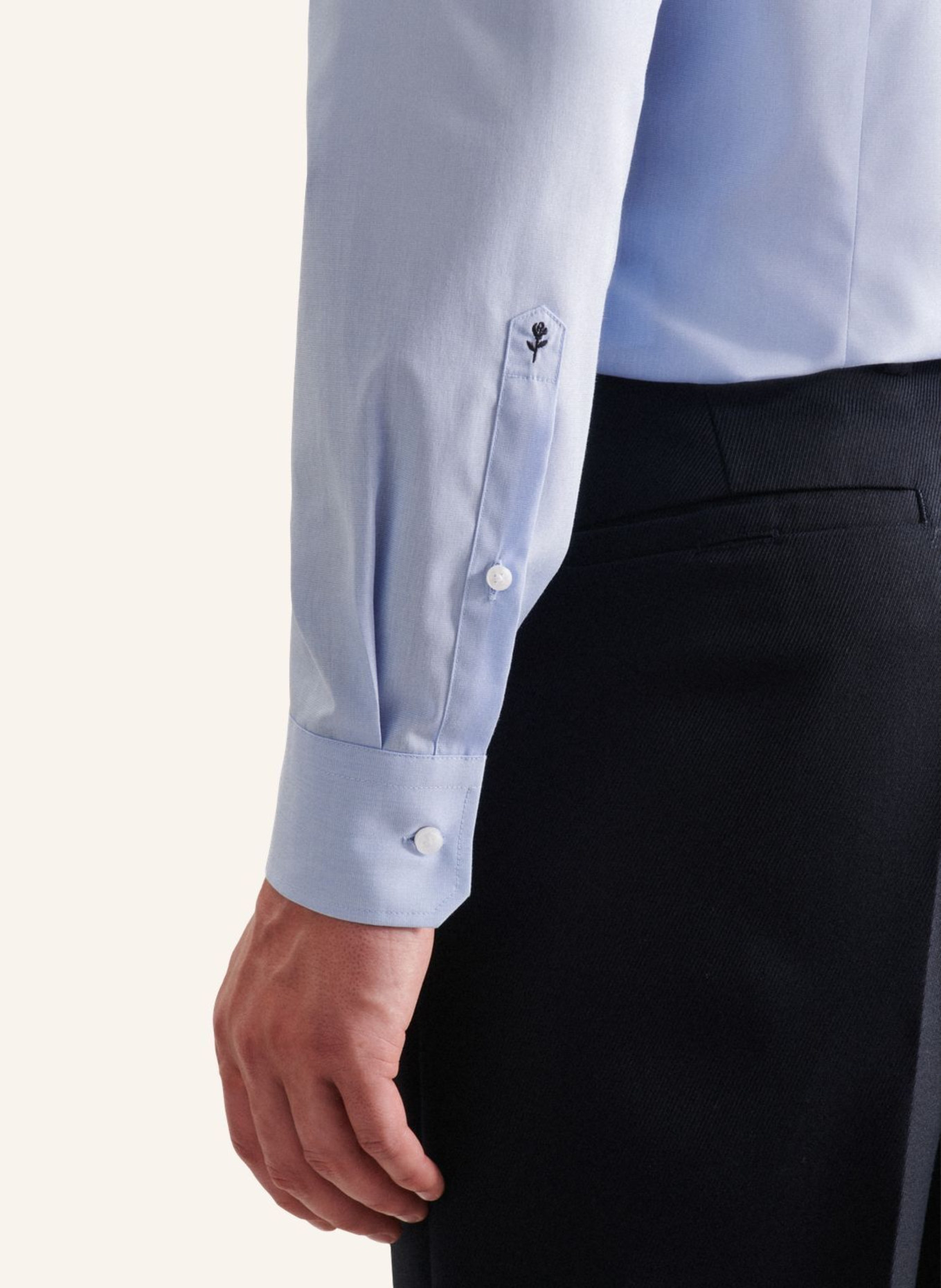 seidensticker Business Hemd Slim Fit: HELLBLAU