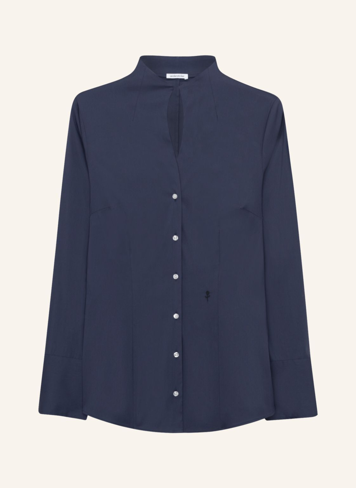 seidensticker Kelchkragenbluse: DUNKELBLAU