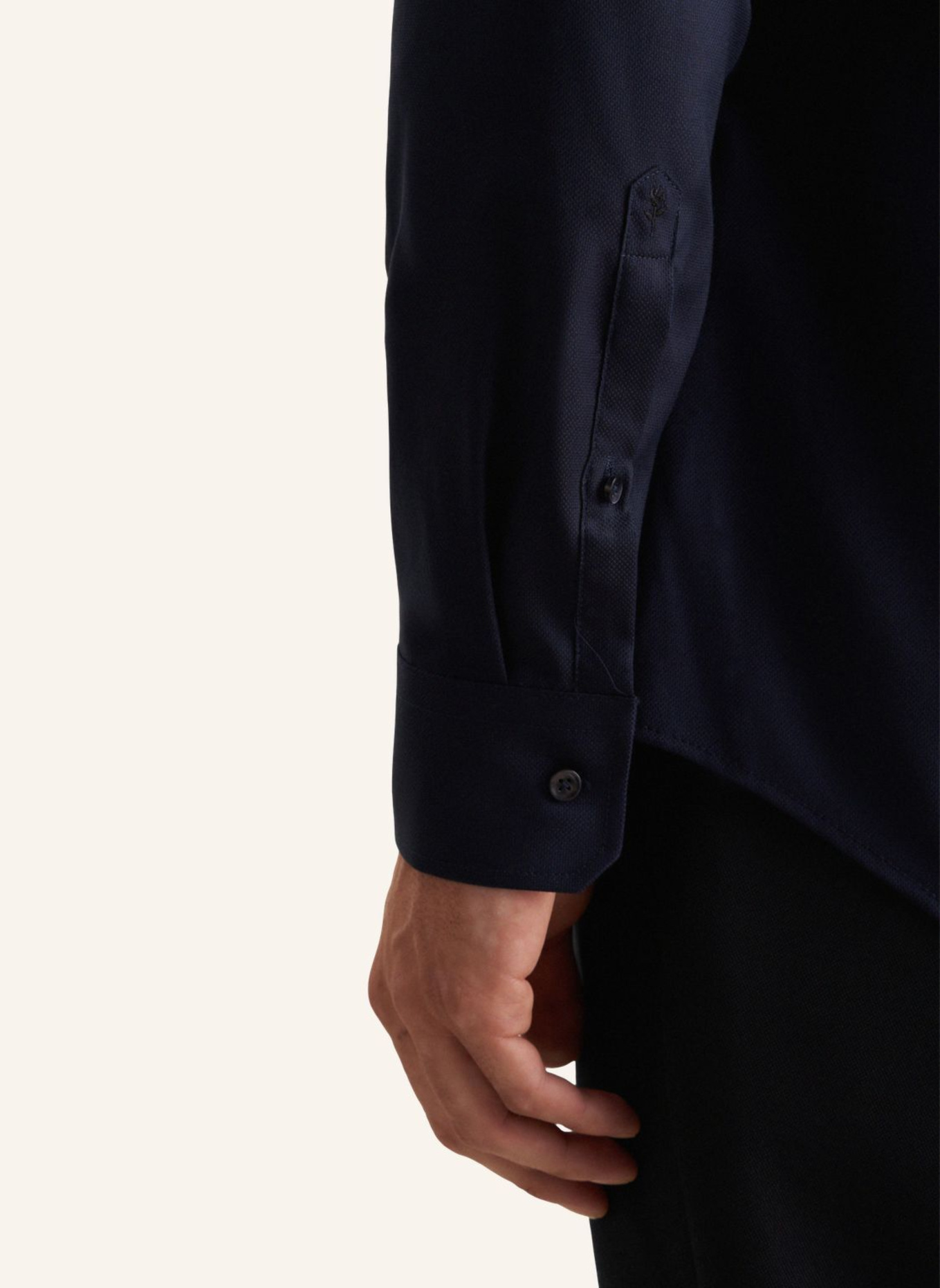 seidensticker , Business Hemd Slim Fit: DUNKELBLAU