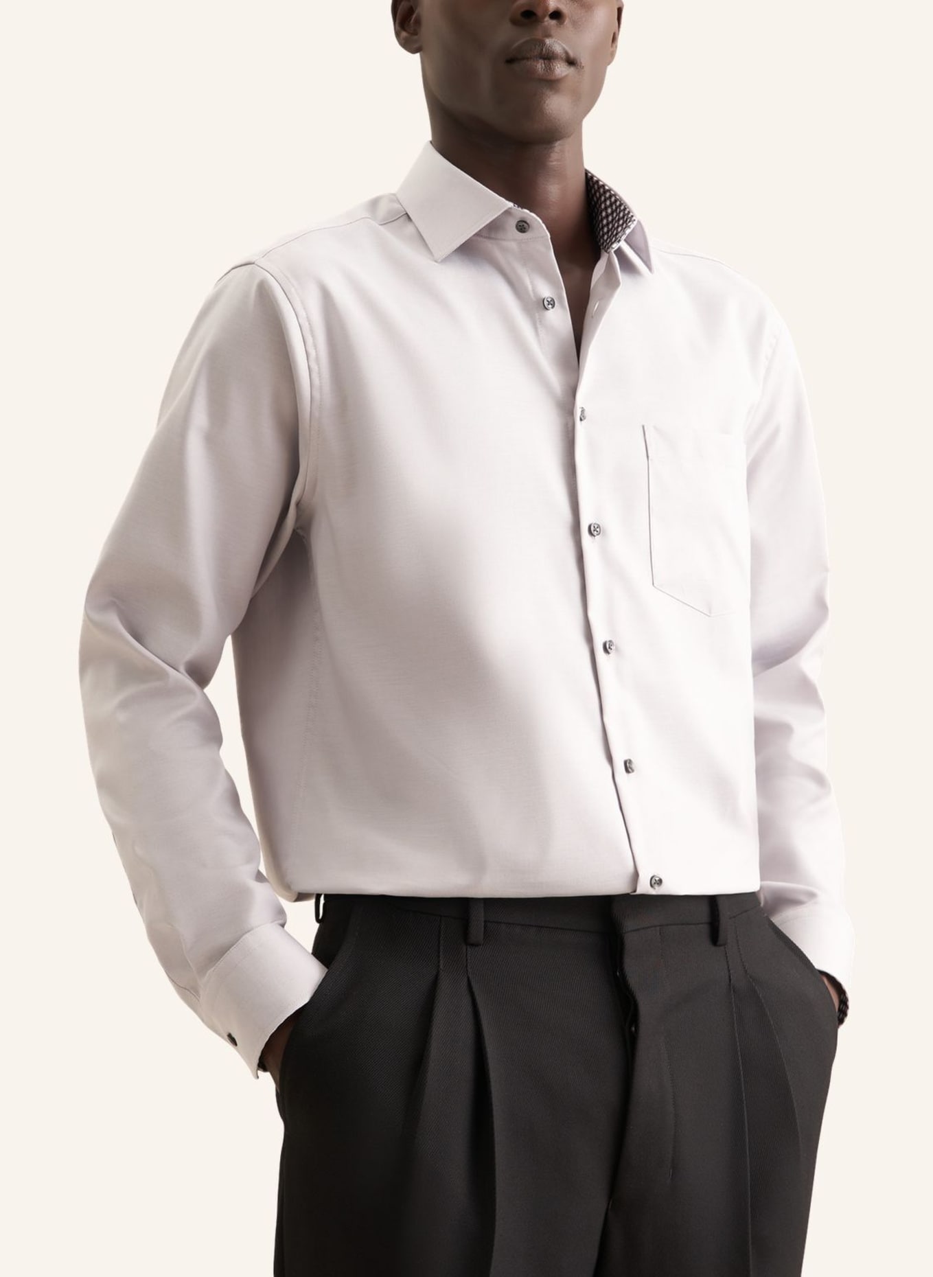 seidensticker Business Hemd Regular Fit: GRAU
